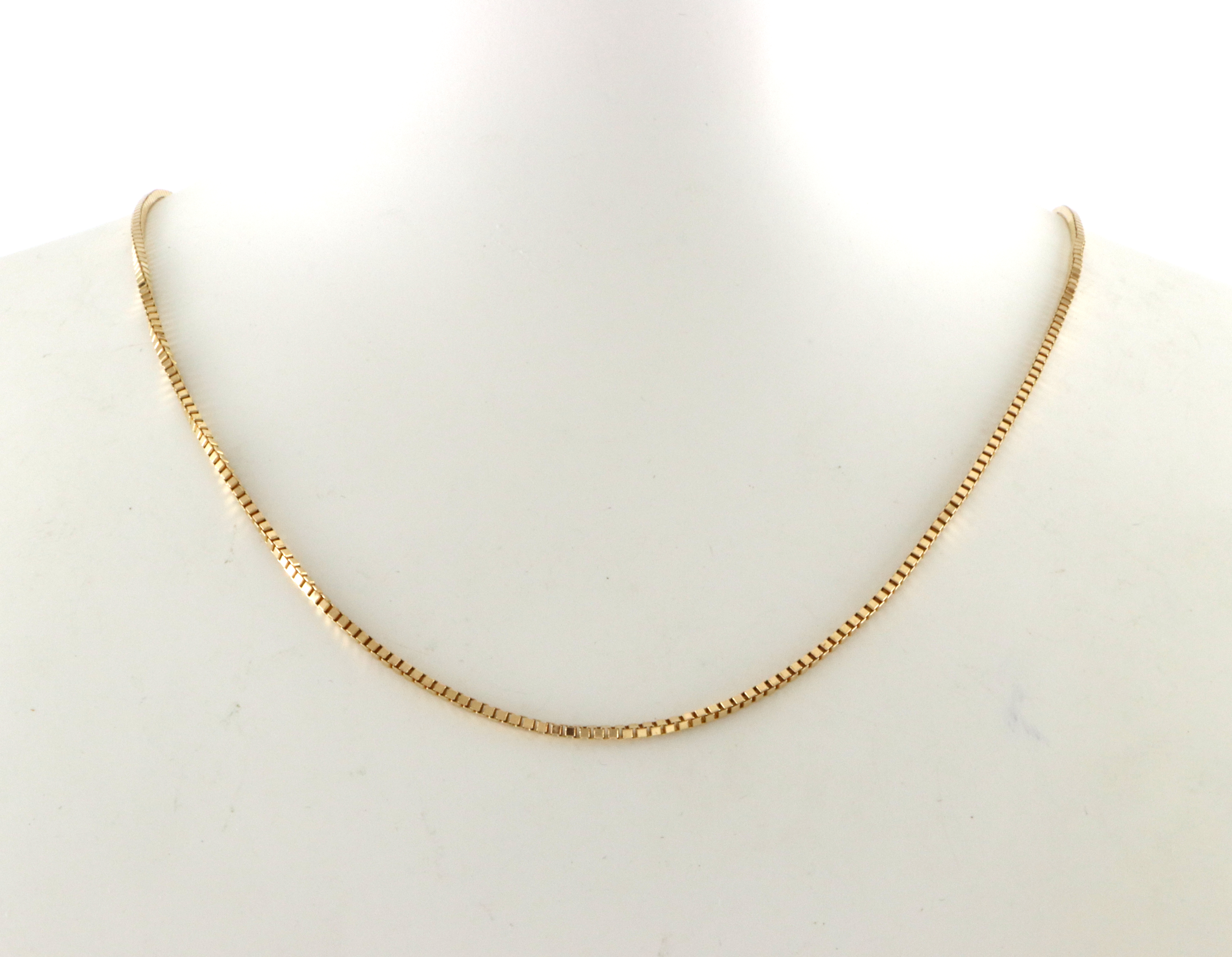 Veneziansk anhengslenke. 42 cm