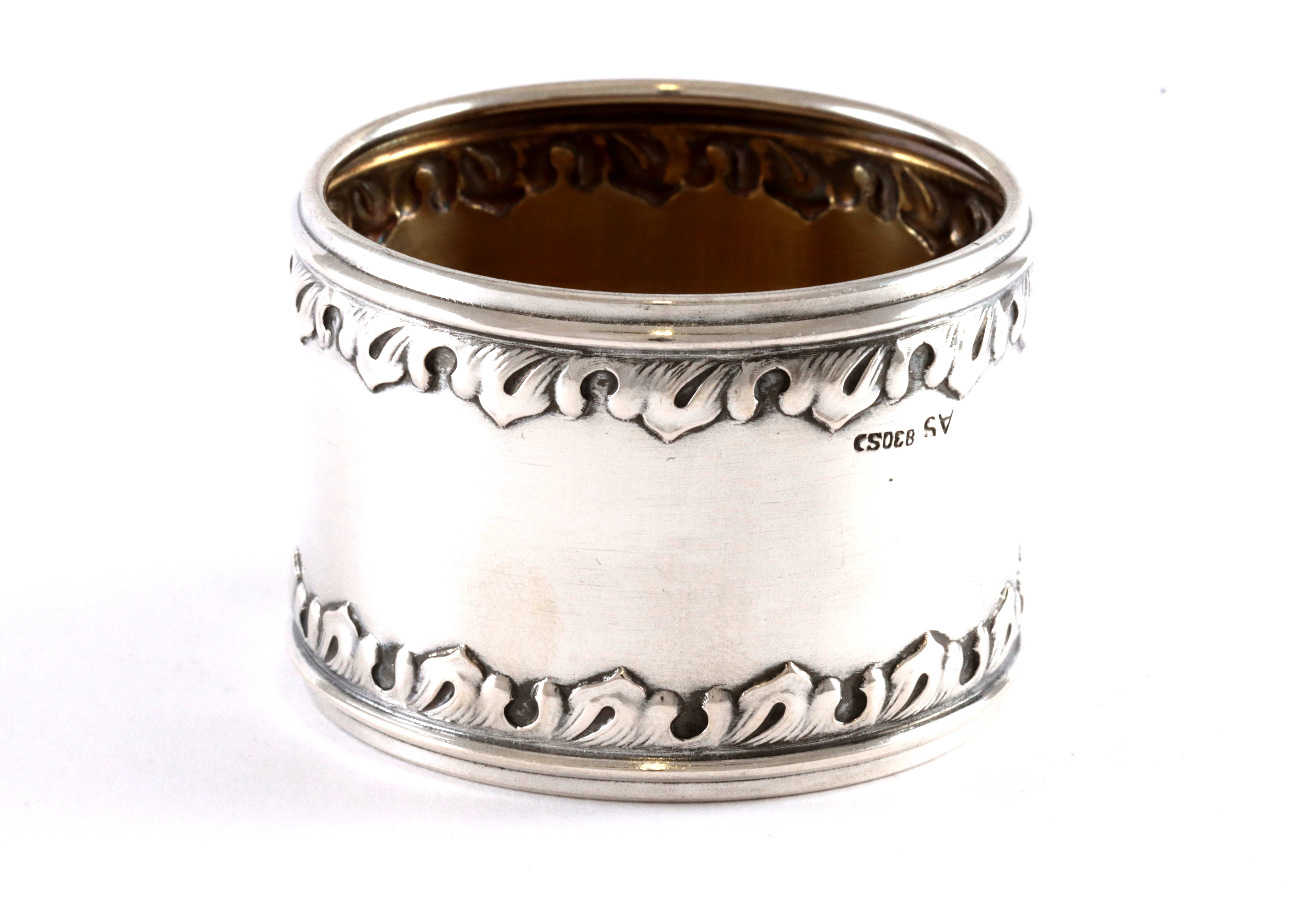 Serviettring i sølv