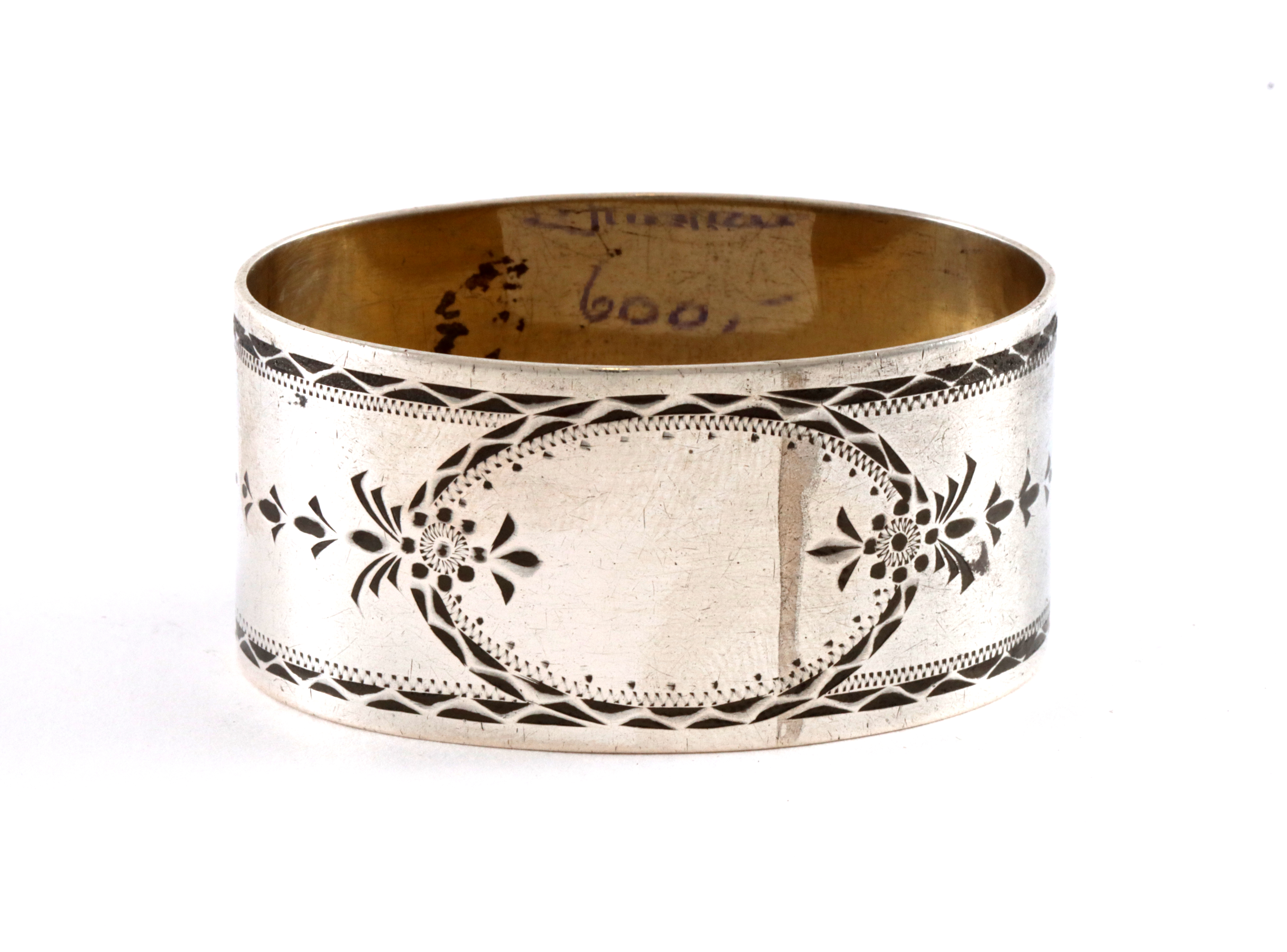 Serviettring i sølv