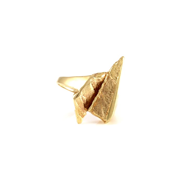Herlig vintage ring i gull fra Fagerthun Design, Oslo