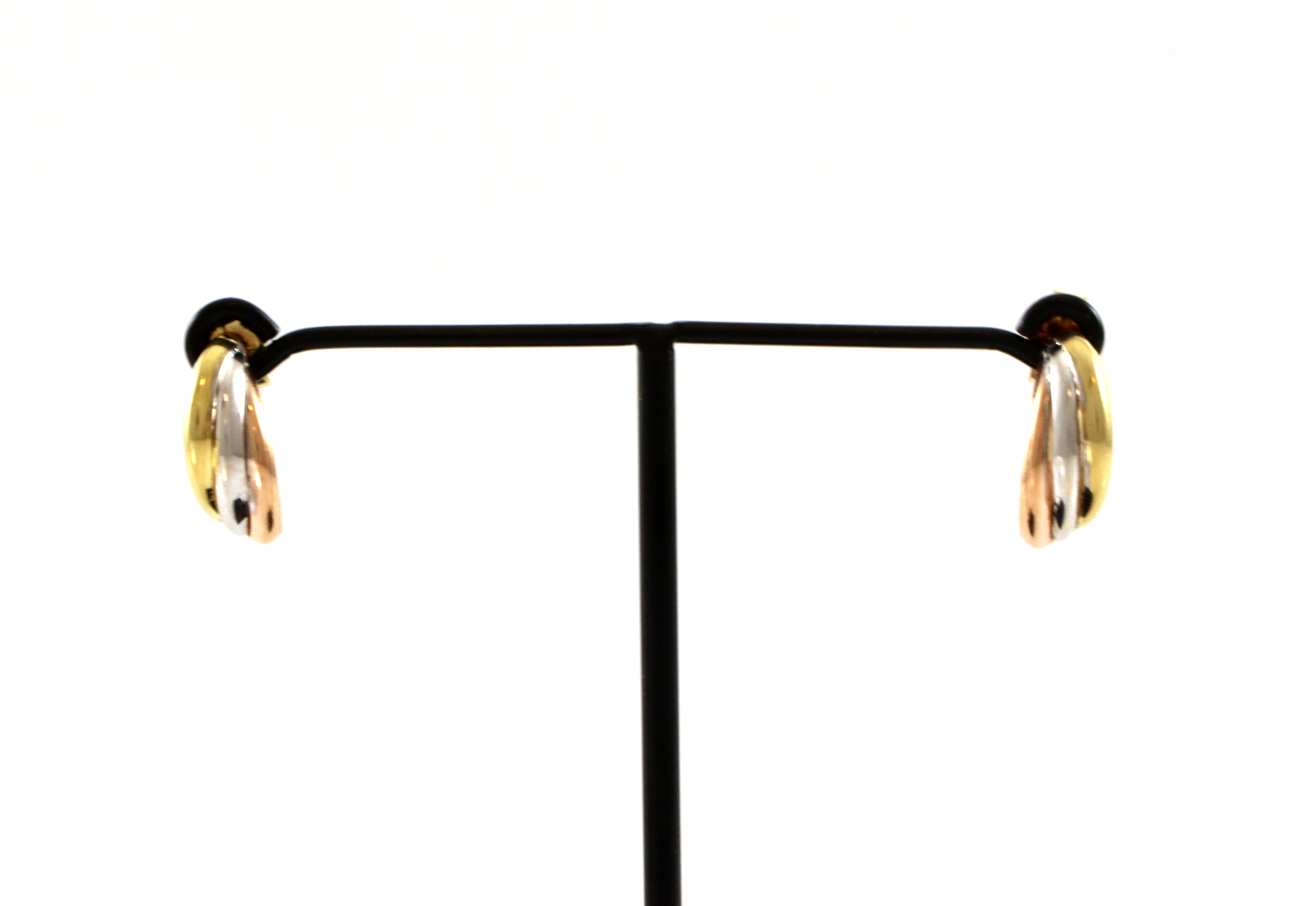 Cartier-inspirerte halvringer. Ørepynt