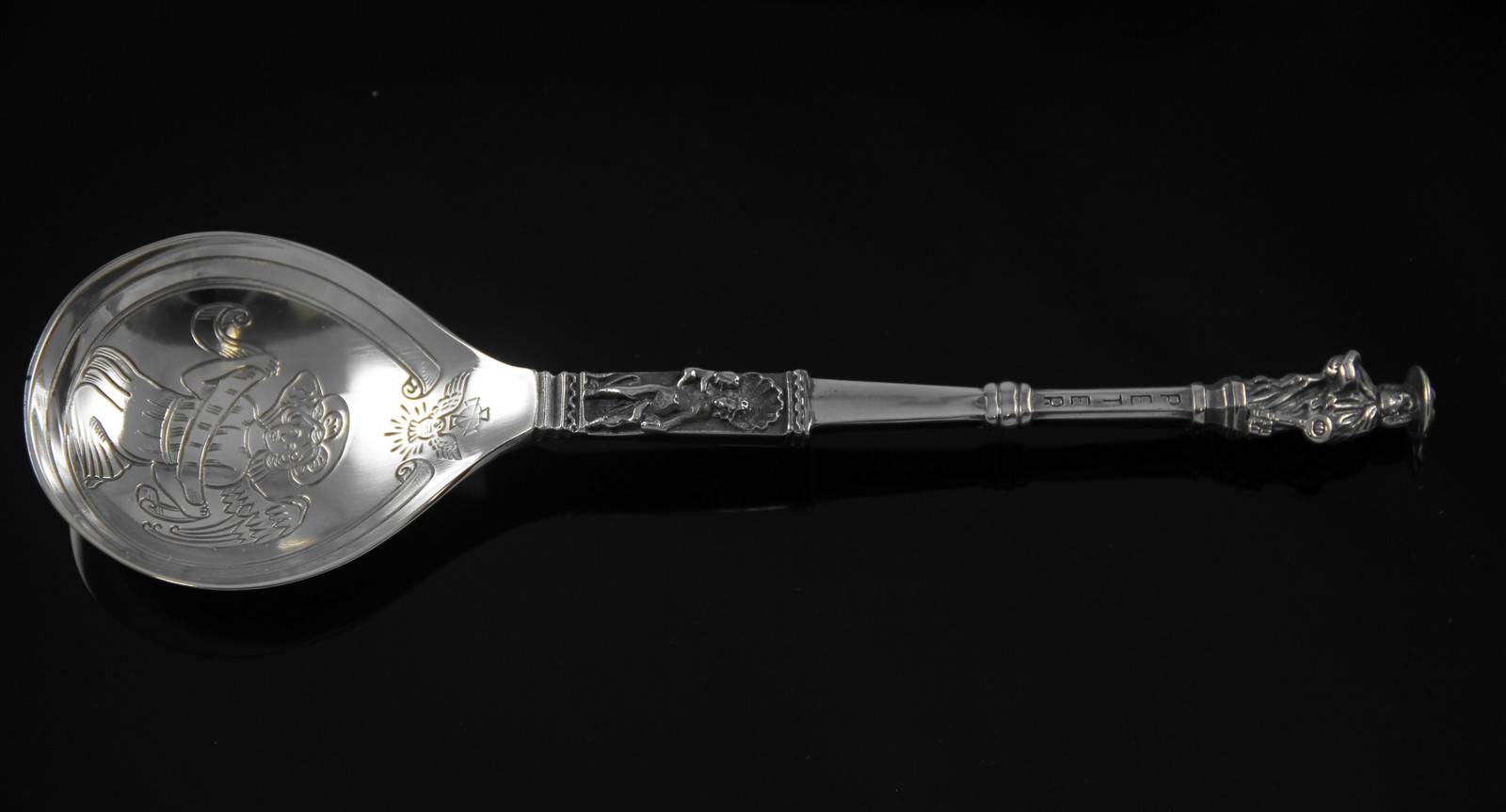 Apostelskje i sølv fra David-Andersen