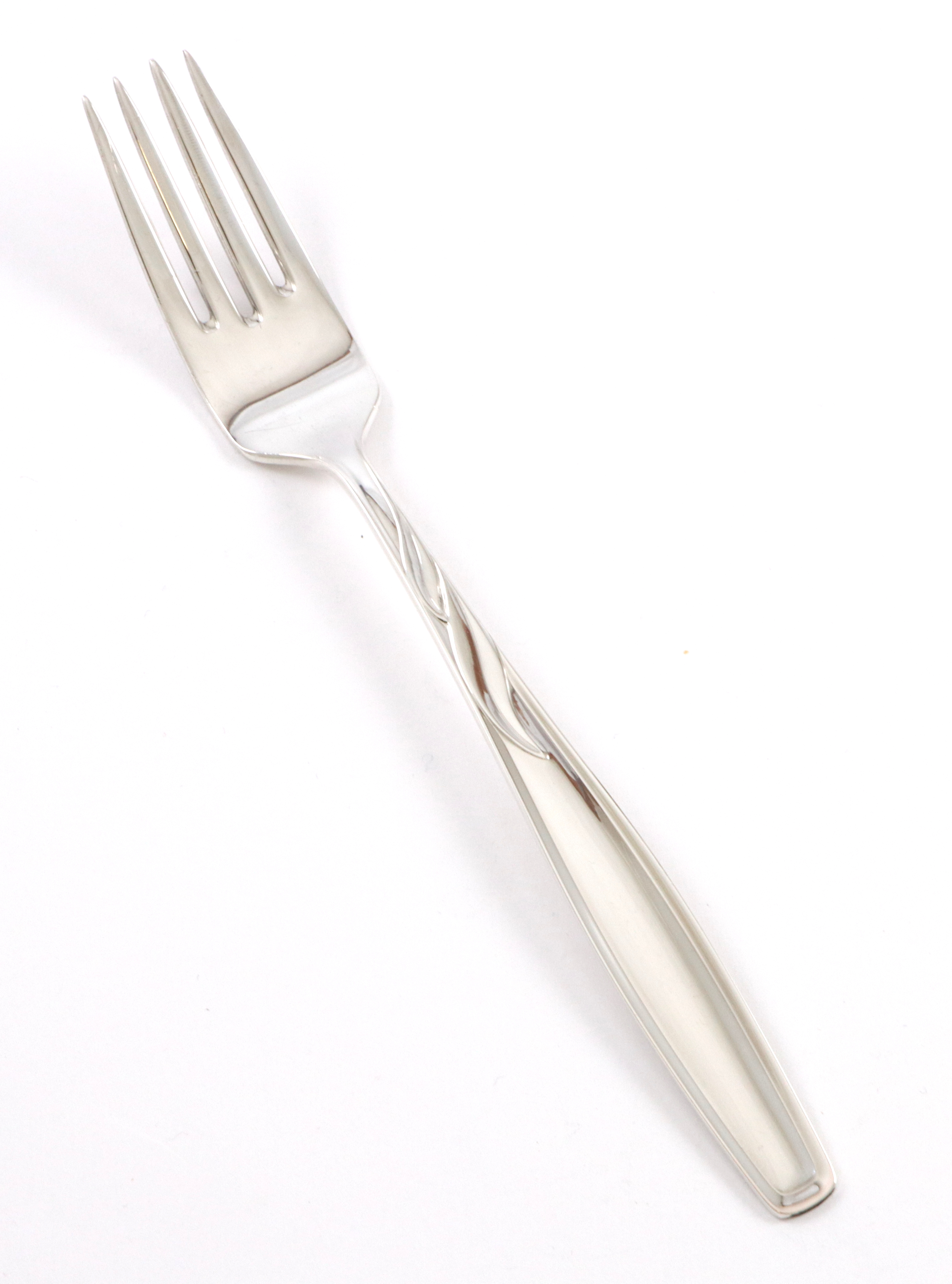 Minnesølv spisegaffel i sølv