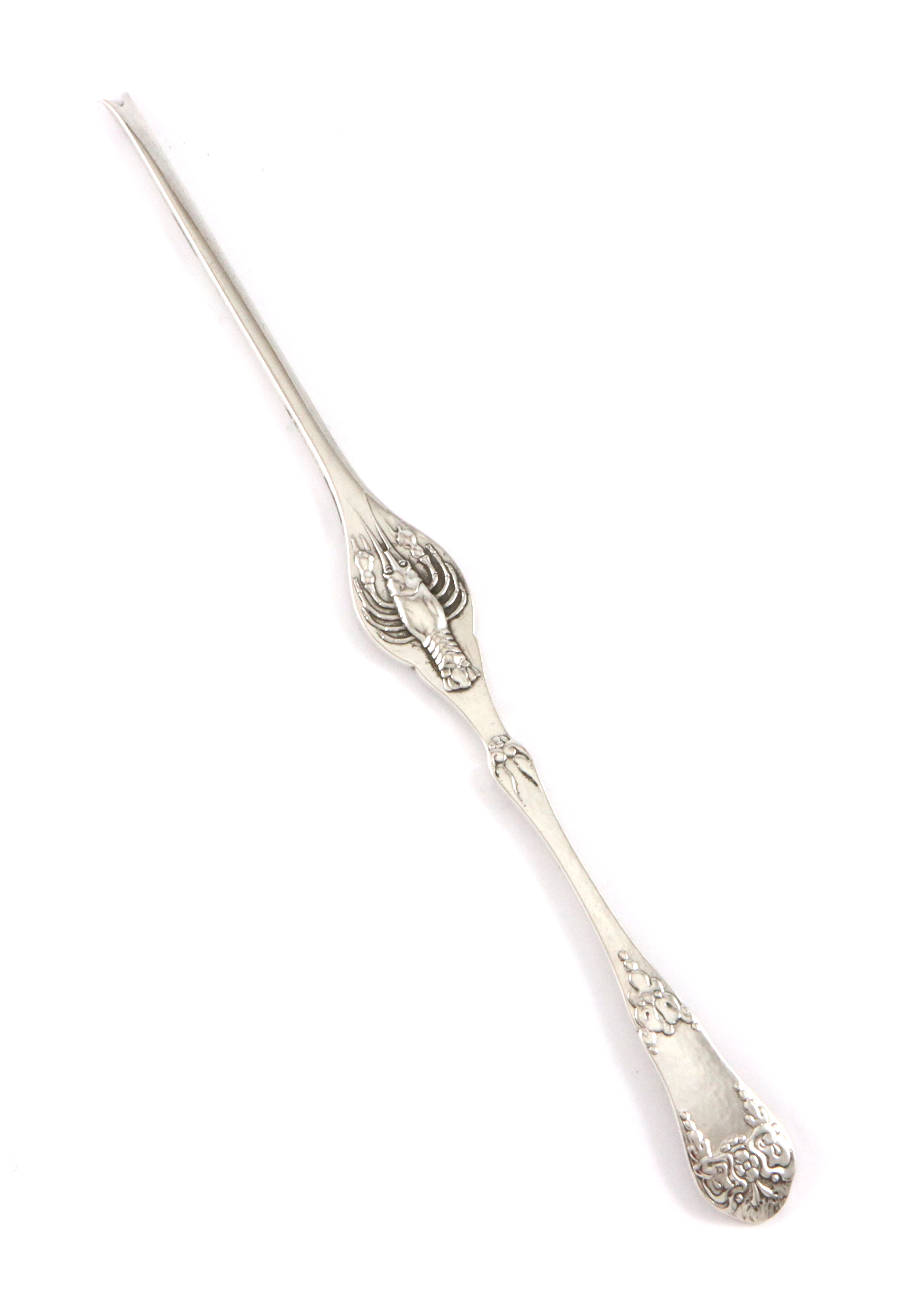 Oslo skalldyrgaffel i sølv