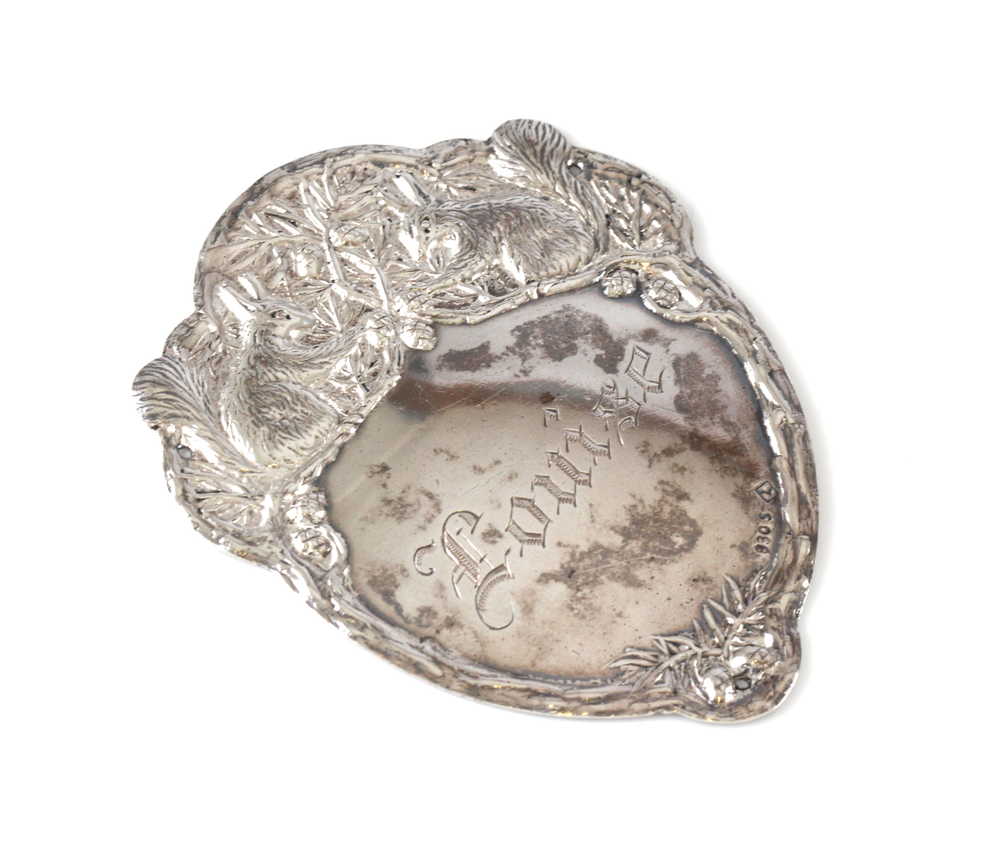 Frakkeskjold i sølv