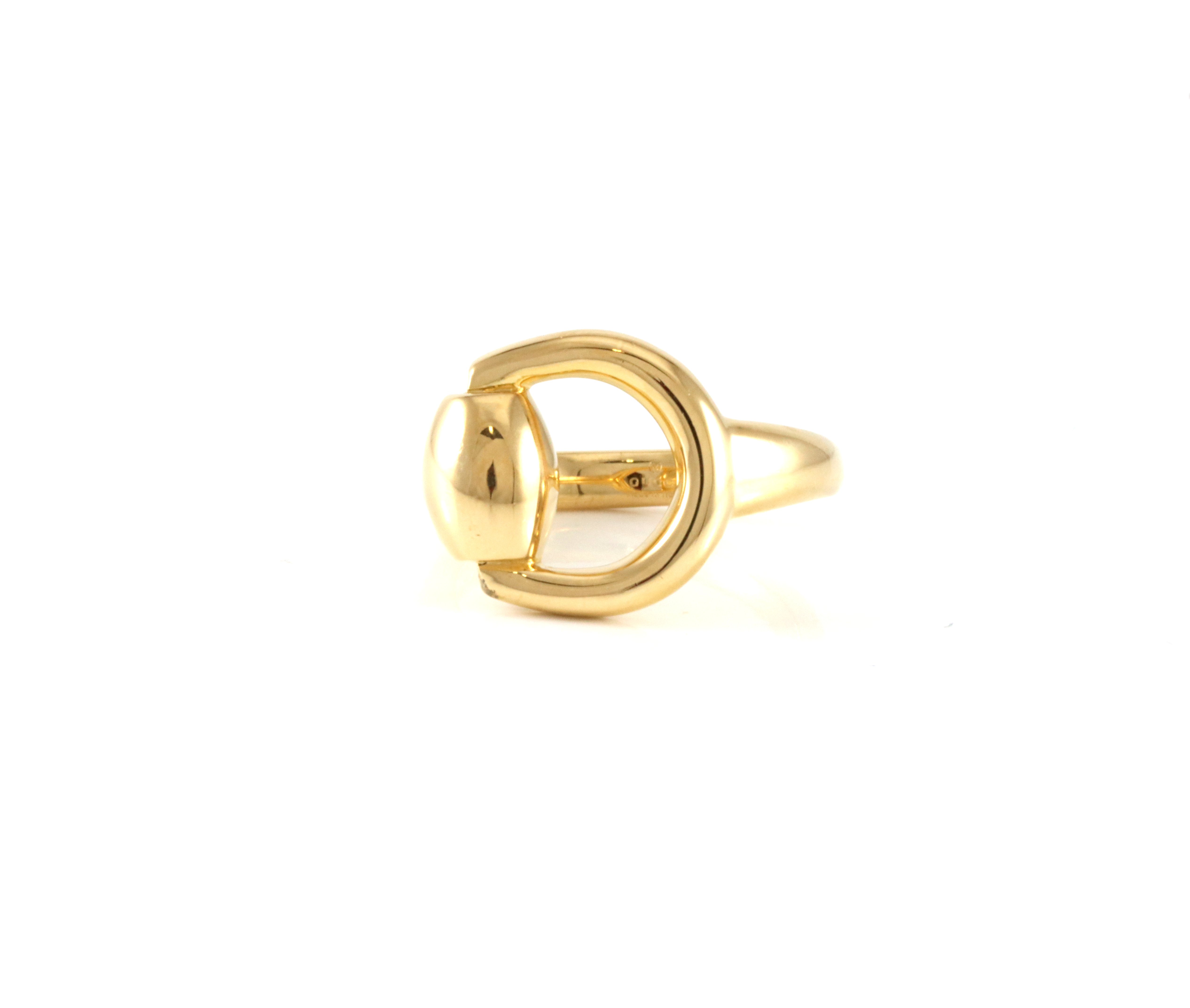 Gucci. "Horsebit" ring