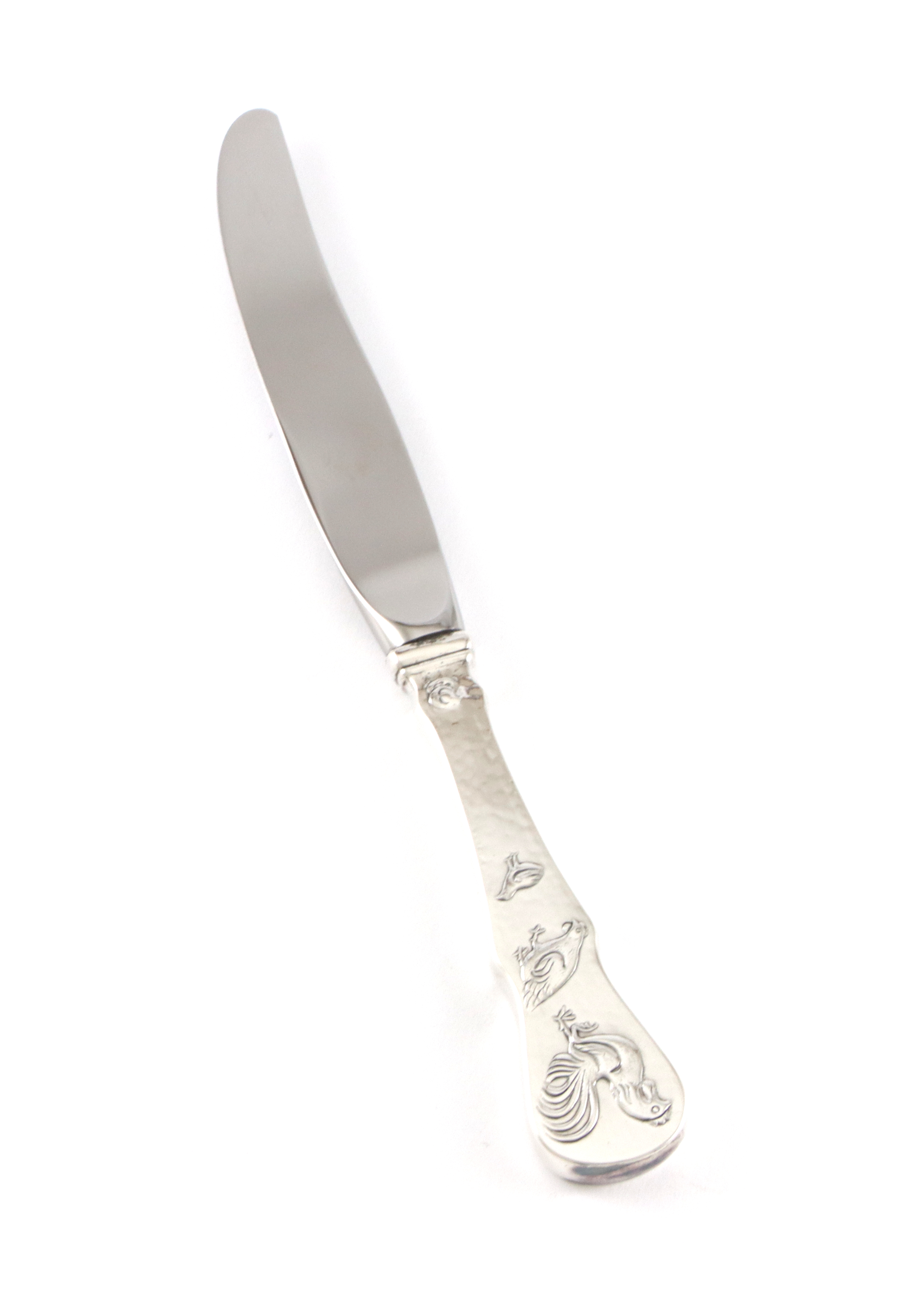 Kylling, barnebestikk i sølv.