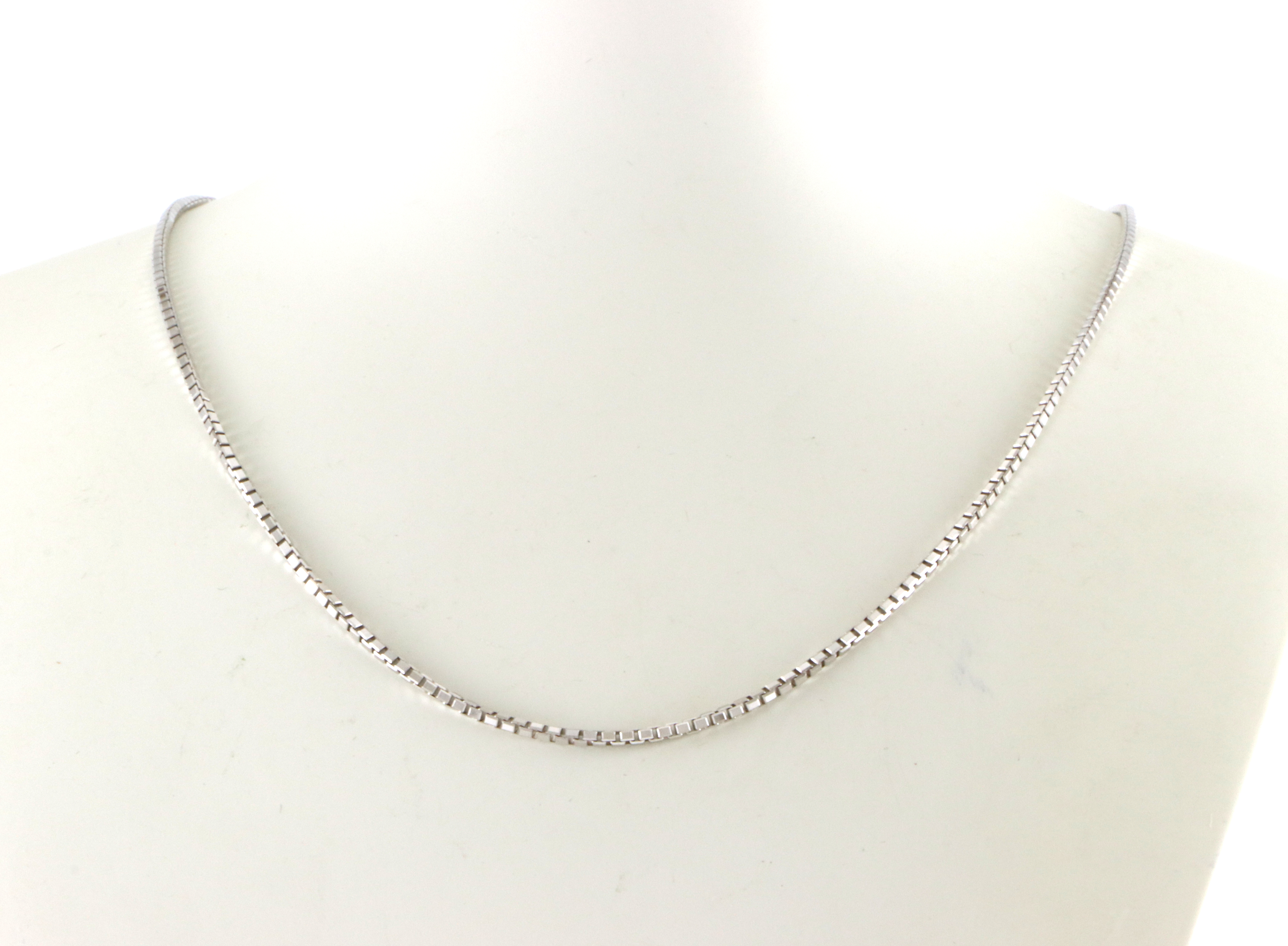 Veneziansk anhengslenke. 40/38 cm