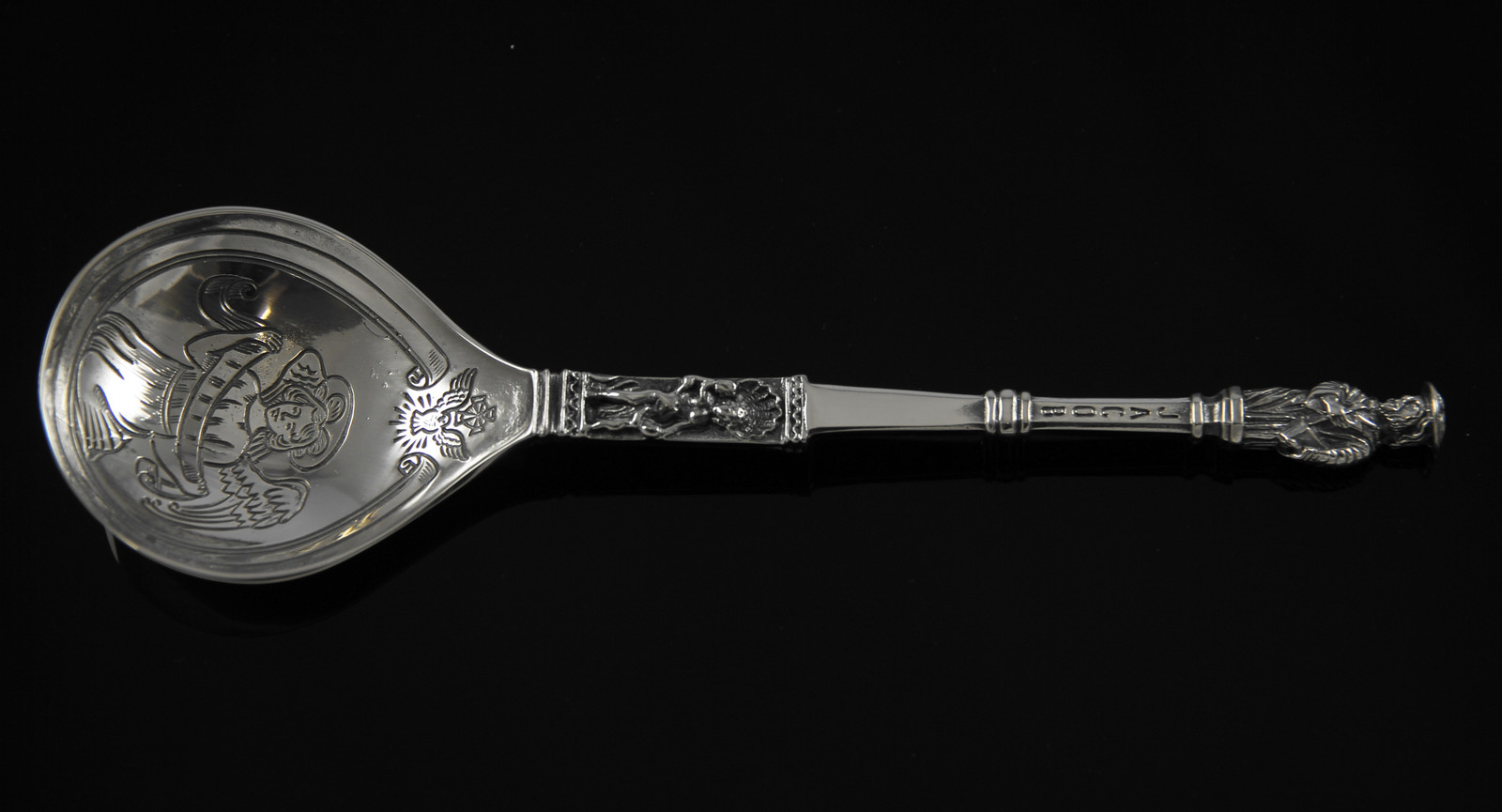 Apostelskje i sølv fra David-Andersen