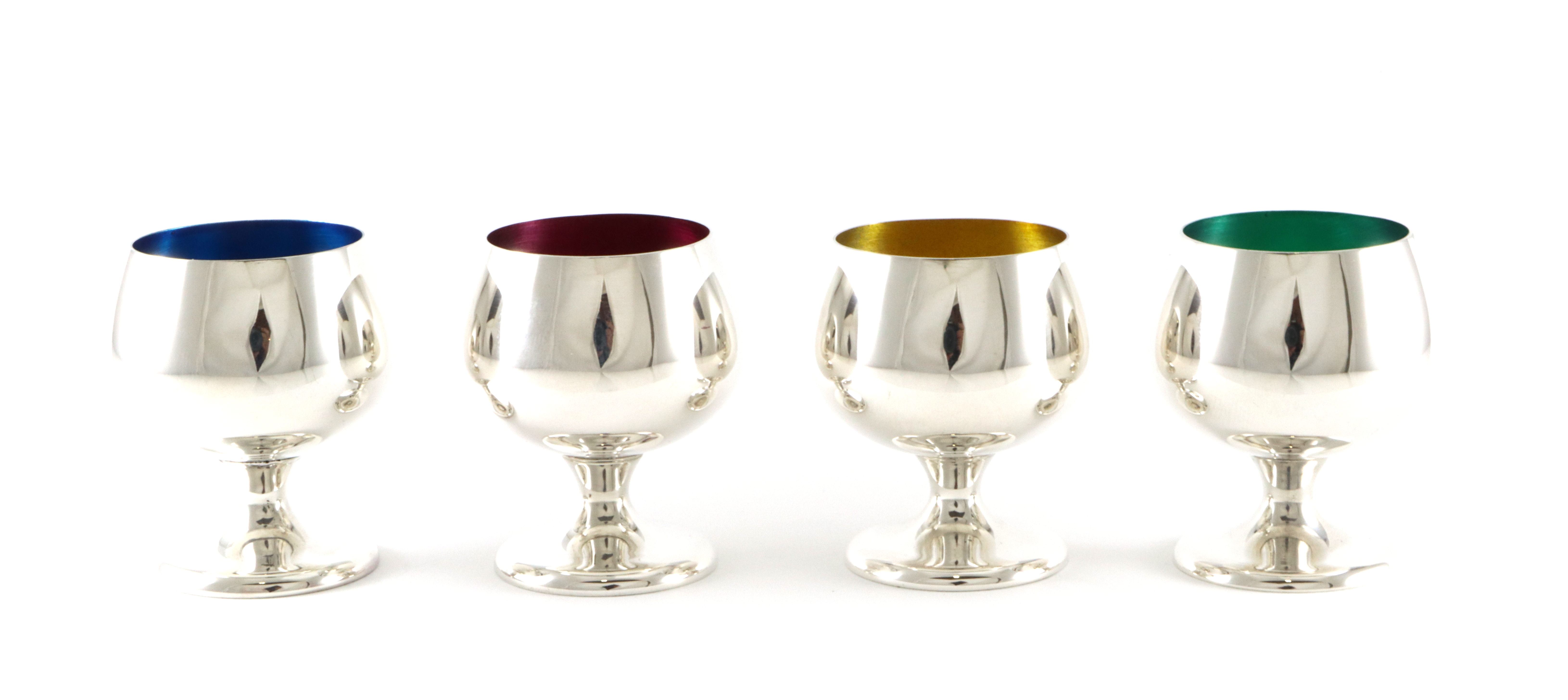 Fire snapsbeger fra Gorham, USA