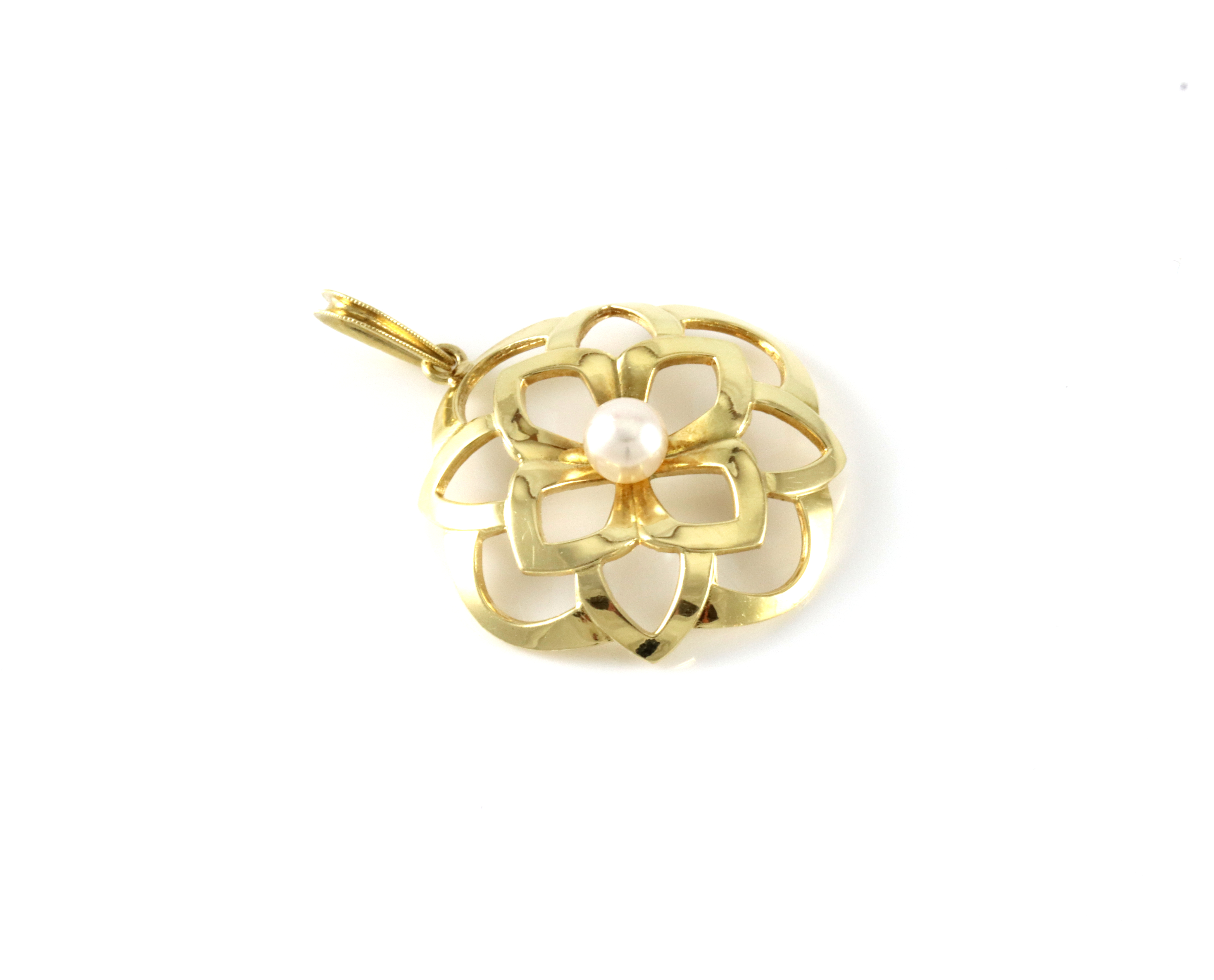 Retro anheng med perle fra Harsheim, Oslo