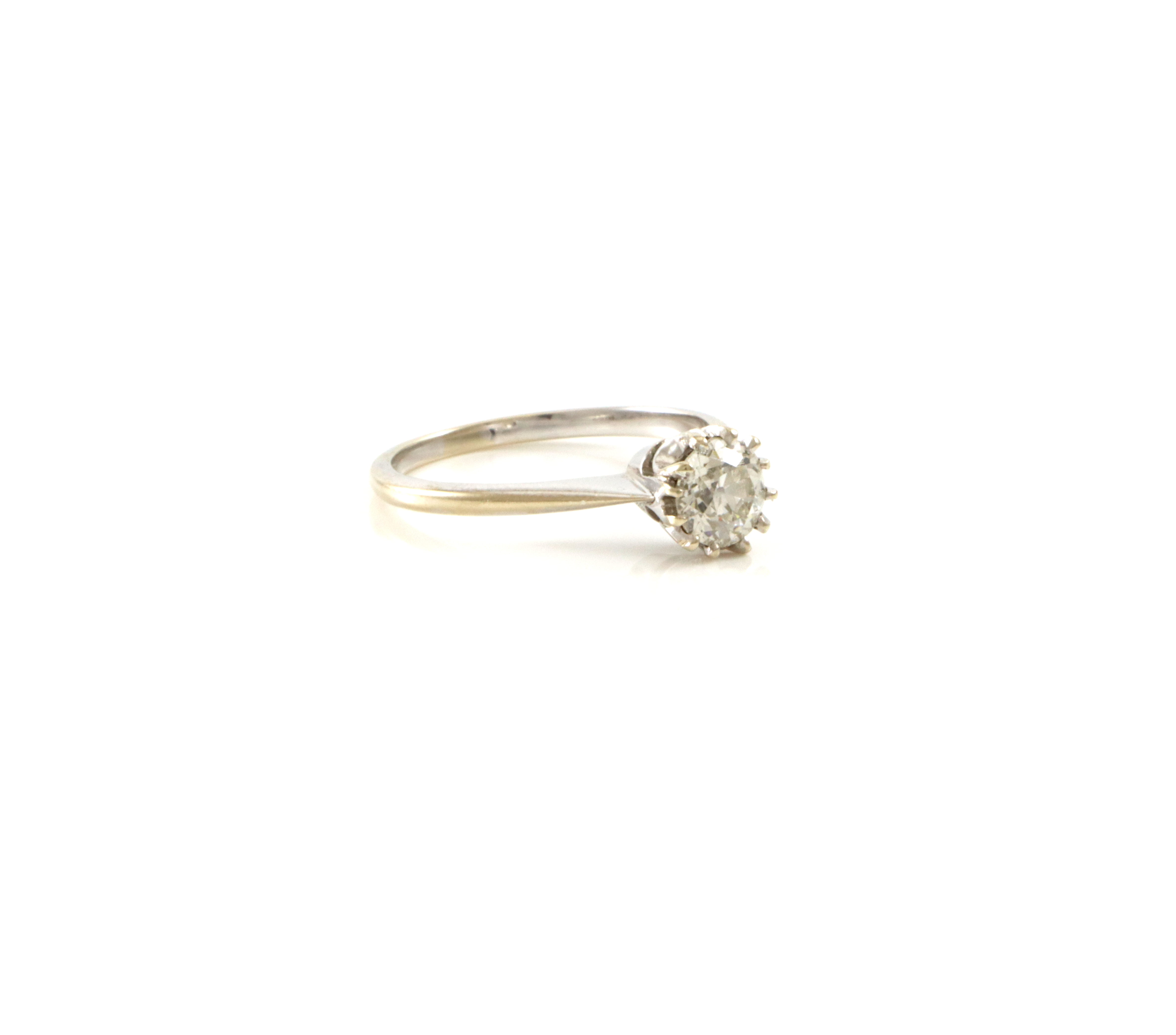 Eldre enstensring på 0,81 ct. Cape/P1. Homstvedt, Bergen