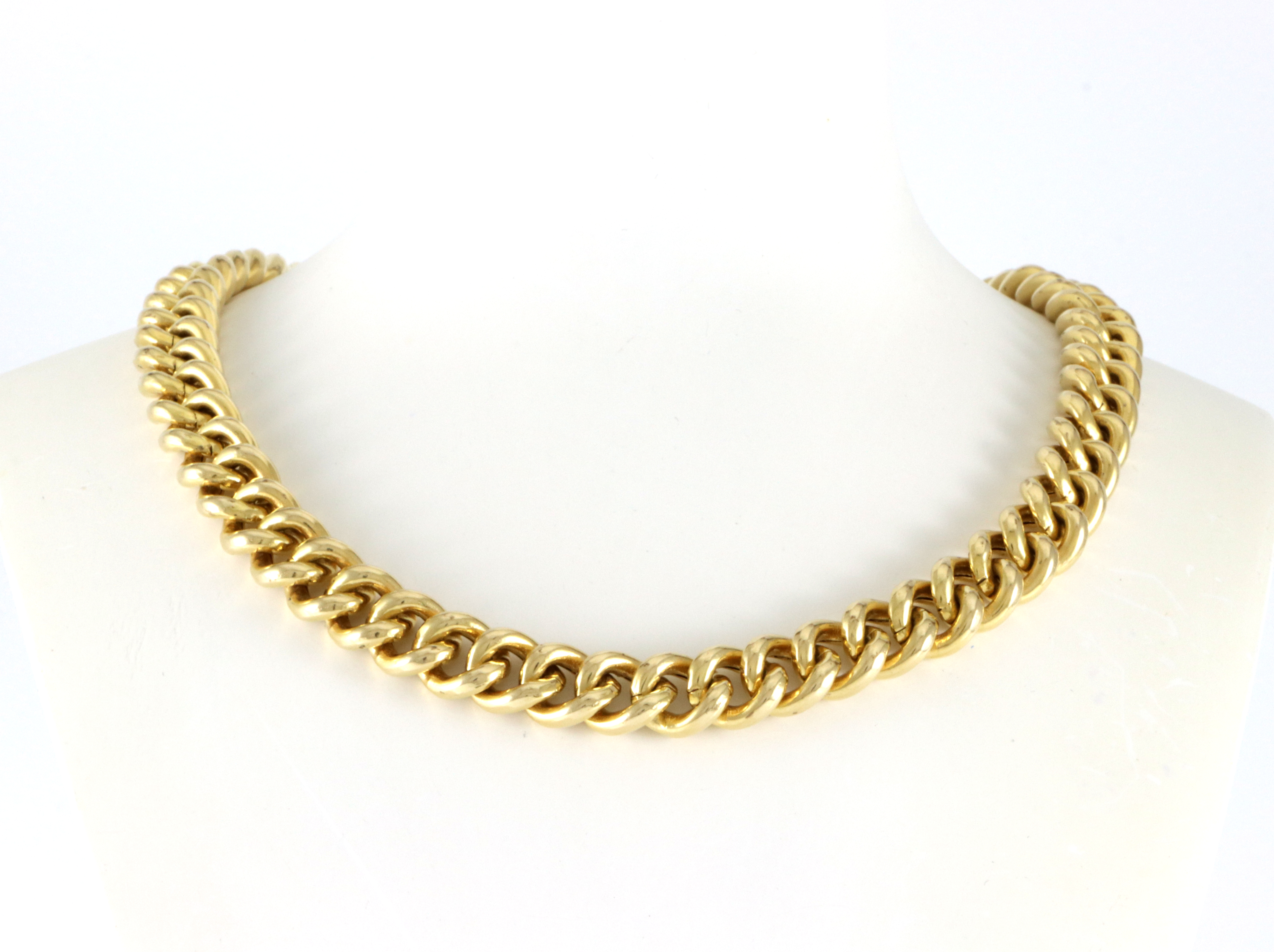 Lekker og moderne Panser lenke. 46 cm