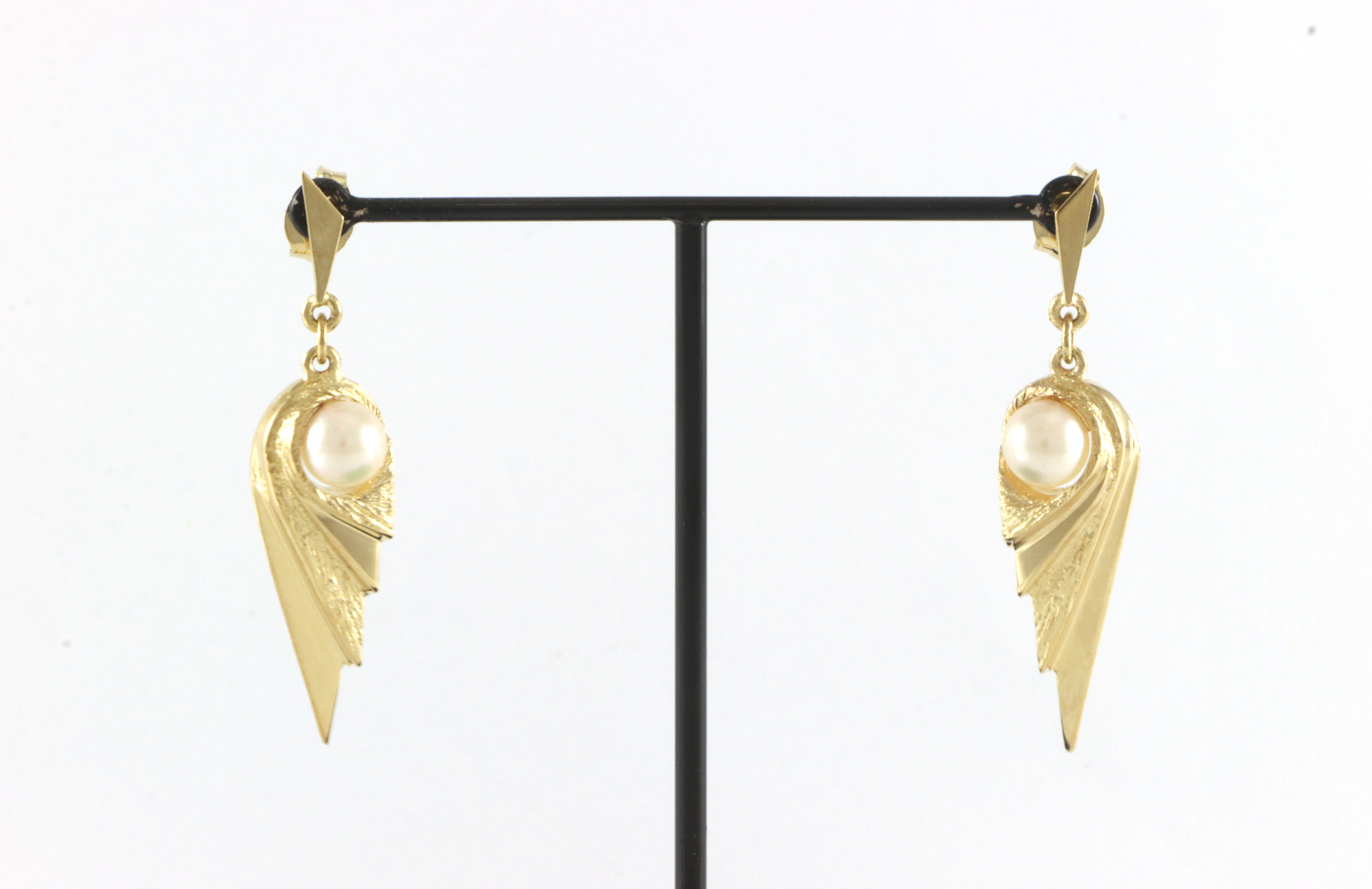 Riitta Hakala, Finland. Vintage øredobber med perler