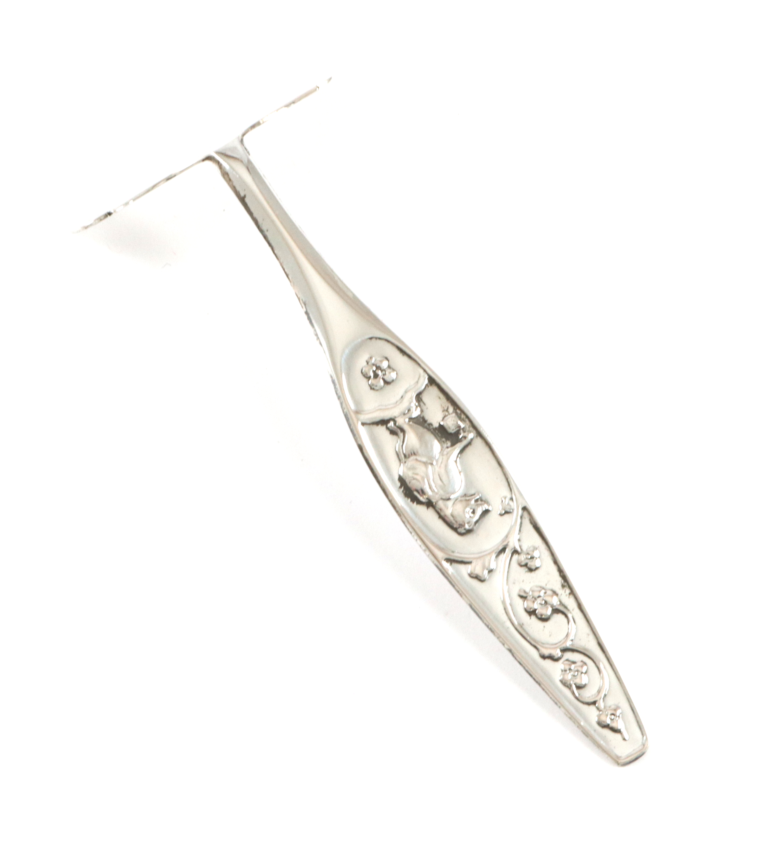 Bamse matskyver i sølv