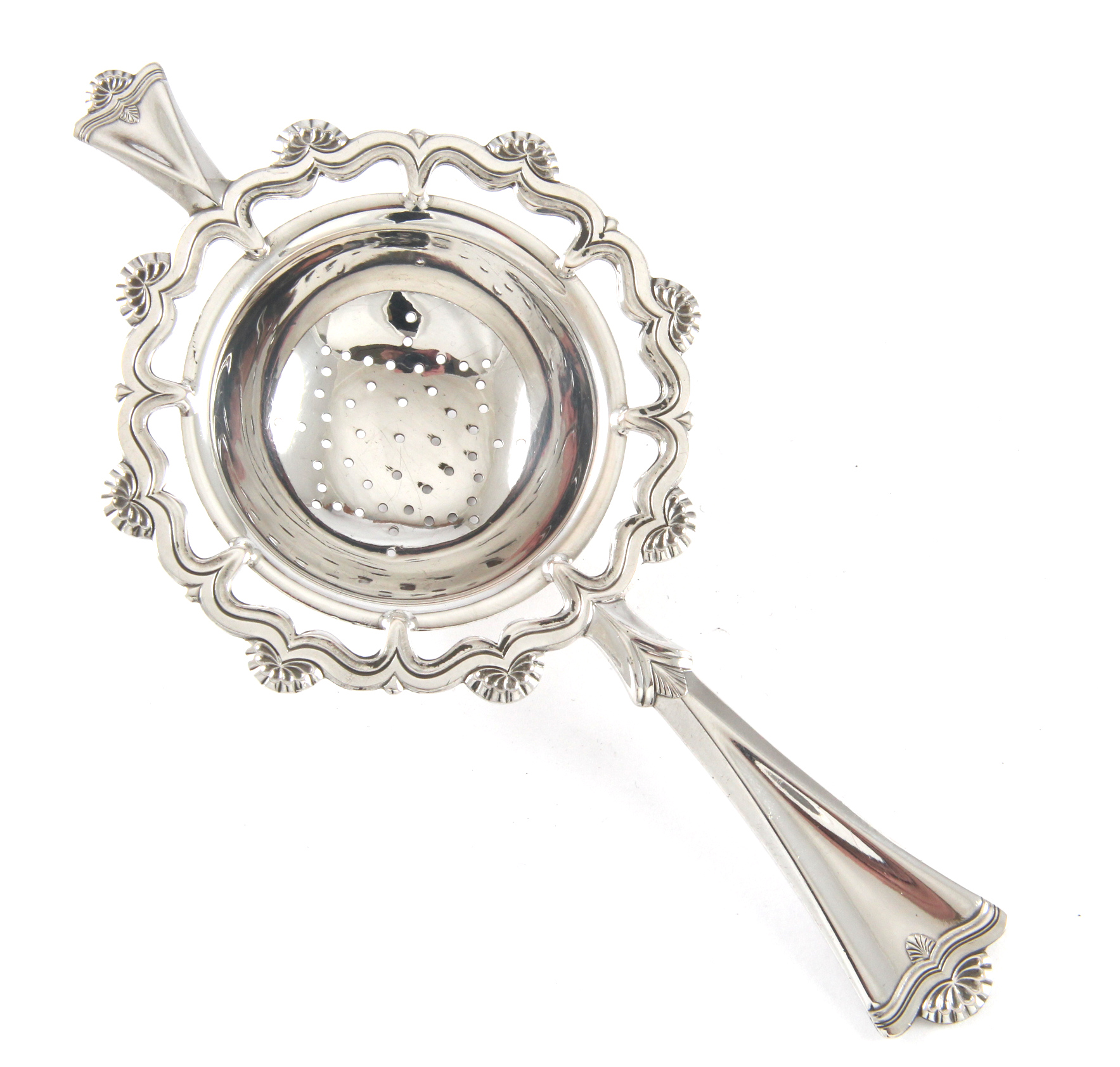 Konval tesil i sølv