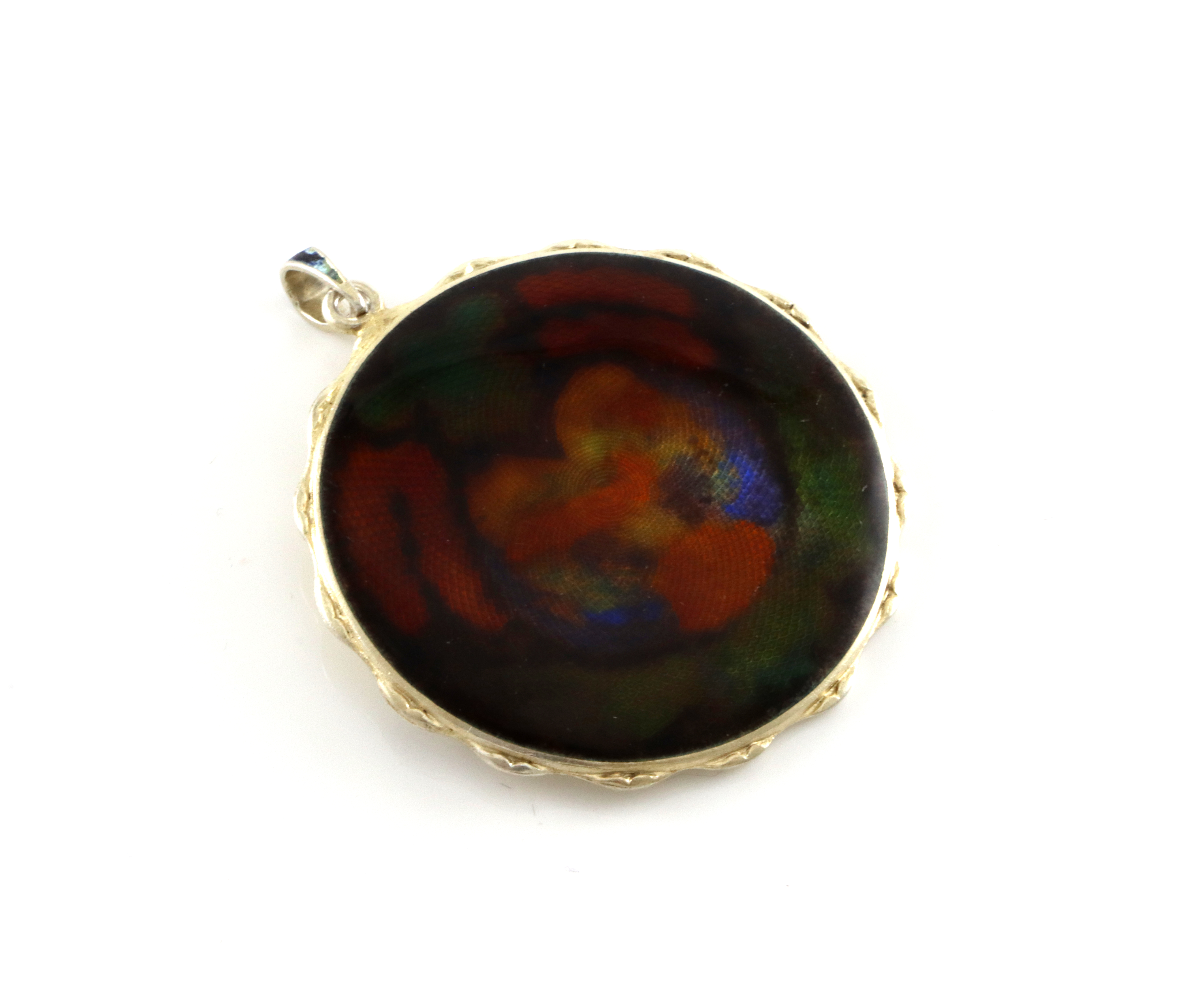 Emaljerte anheng/brosje