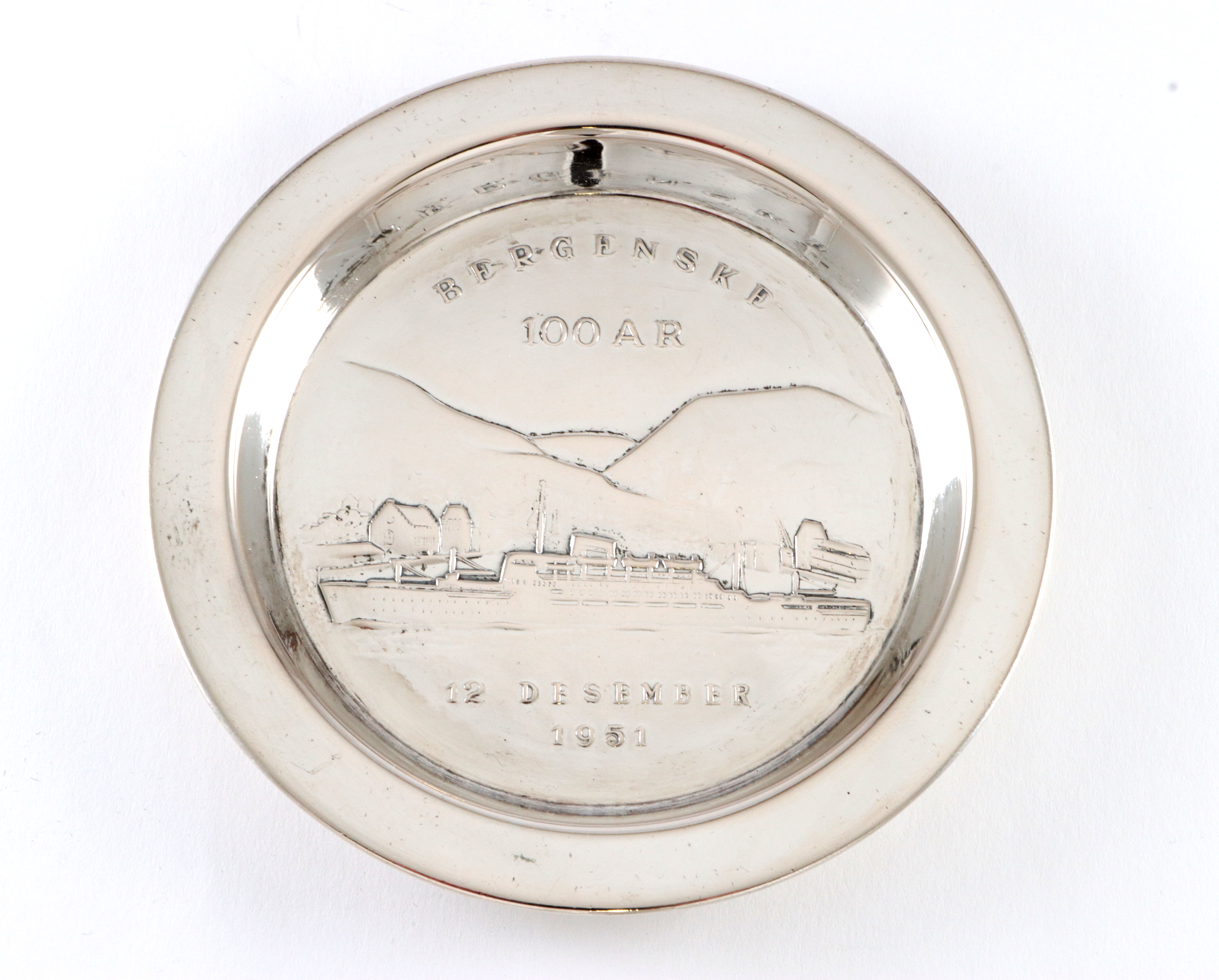 Reklameaskebeger for Bergenske.