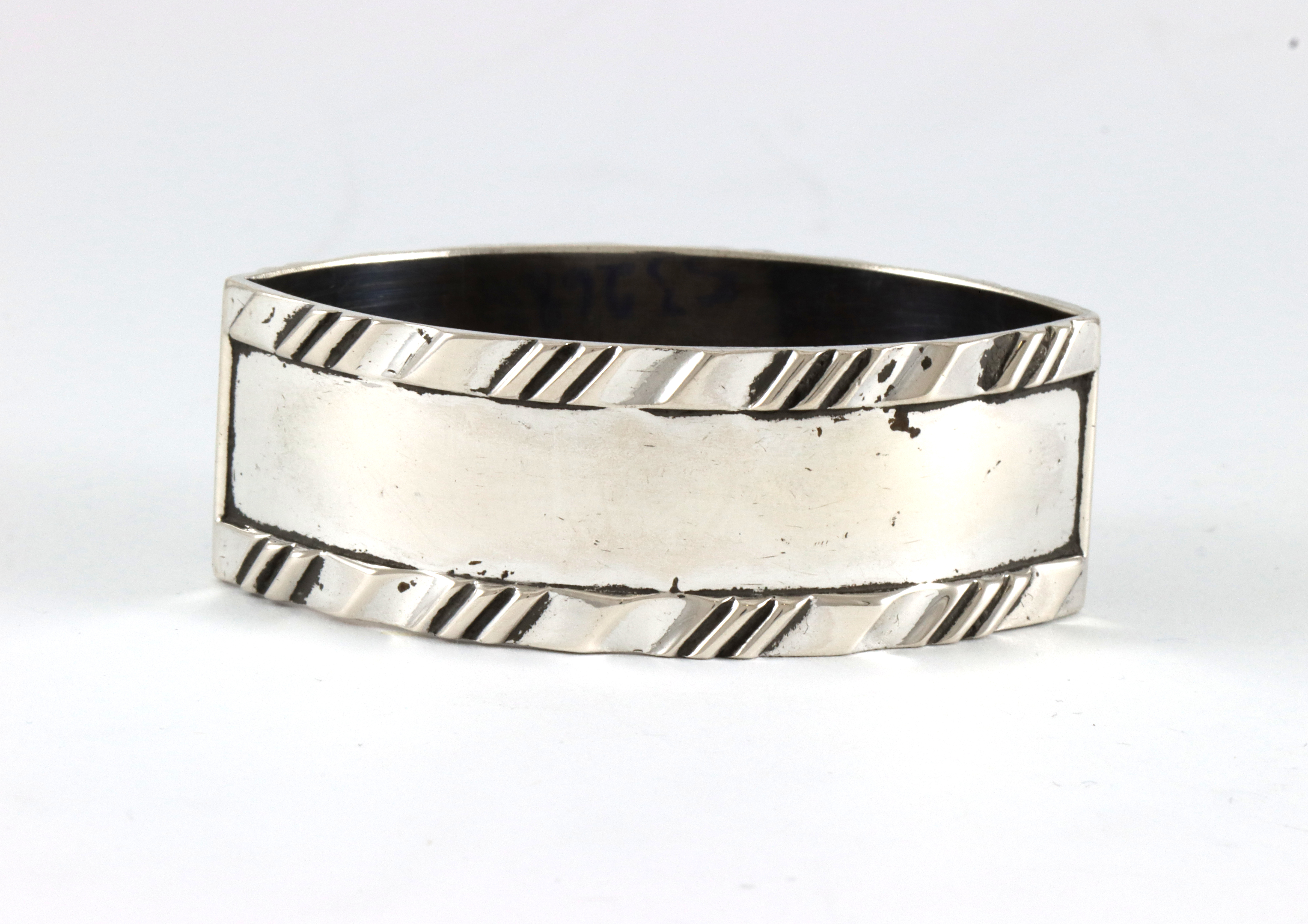 Serviettring i sølv, fra Tostrup.