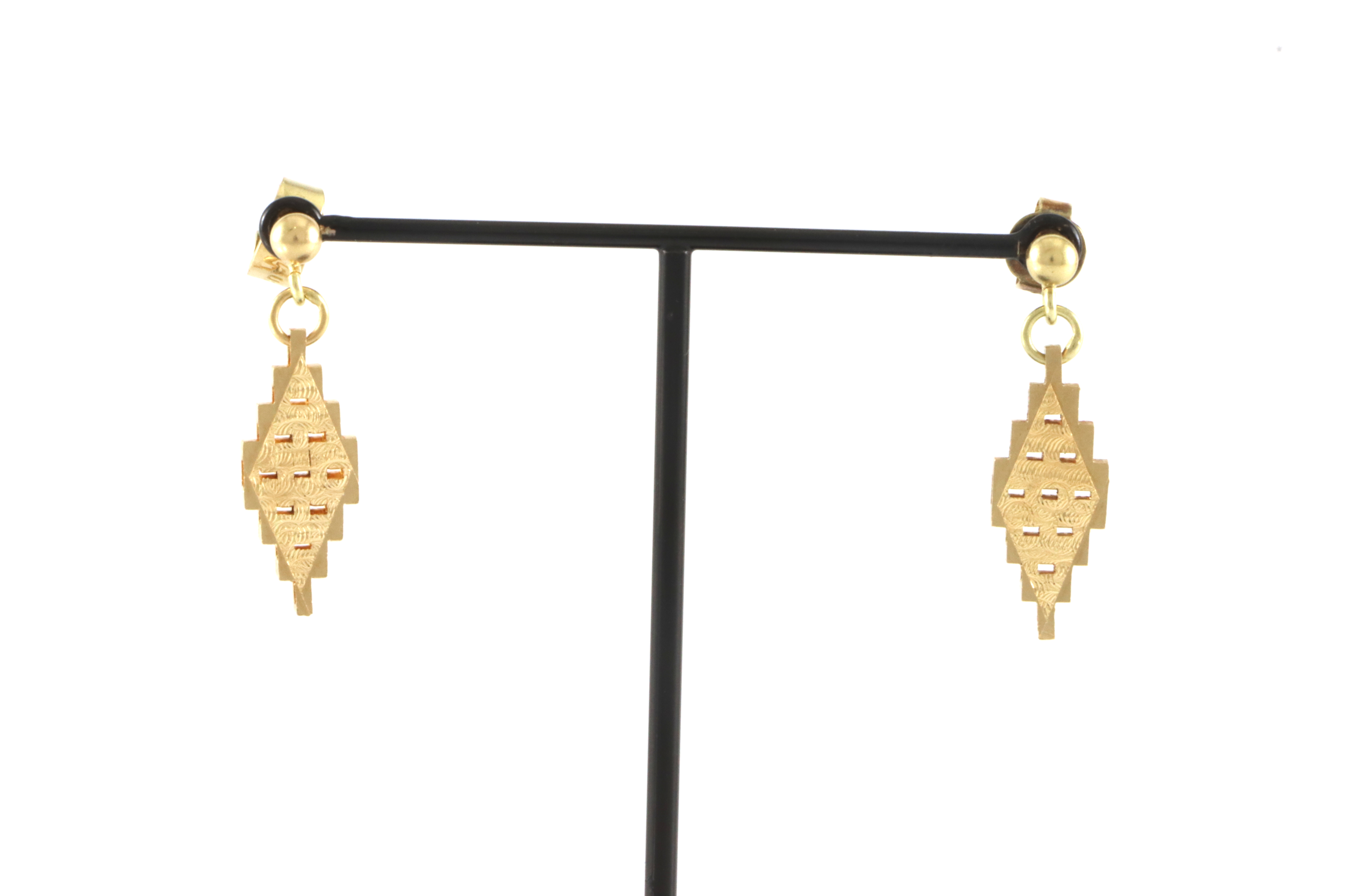 Murstein øredobber. Glansslipt