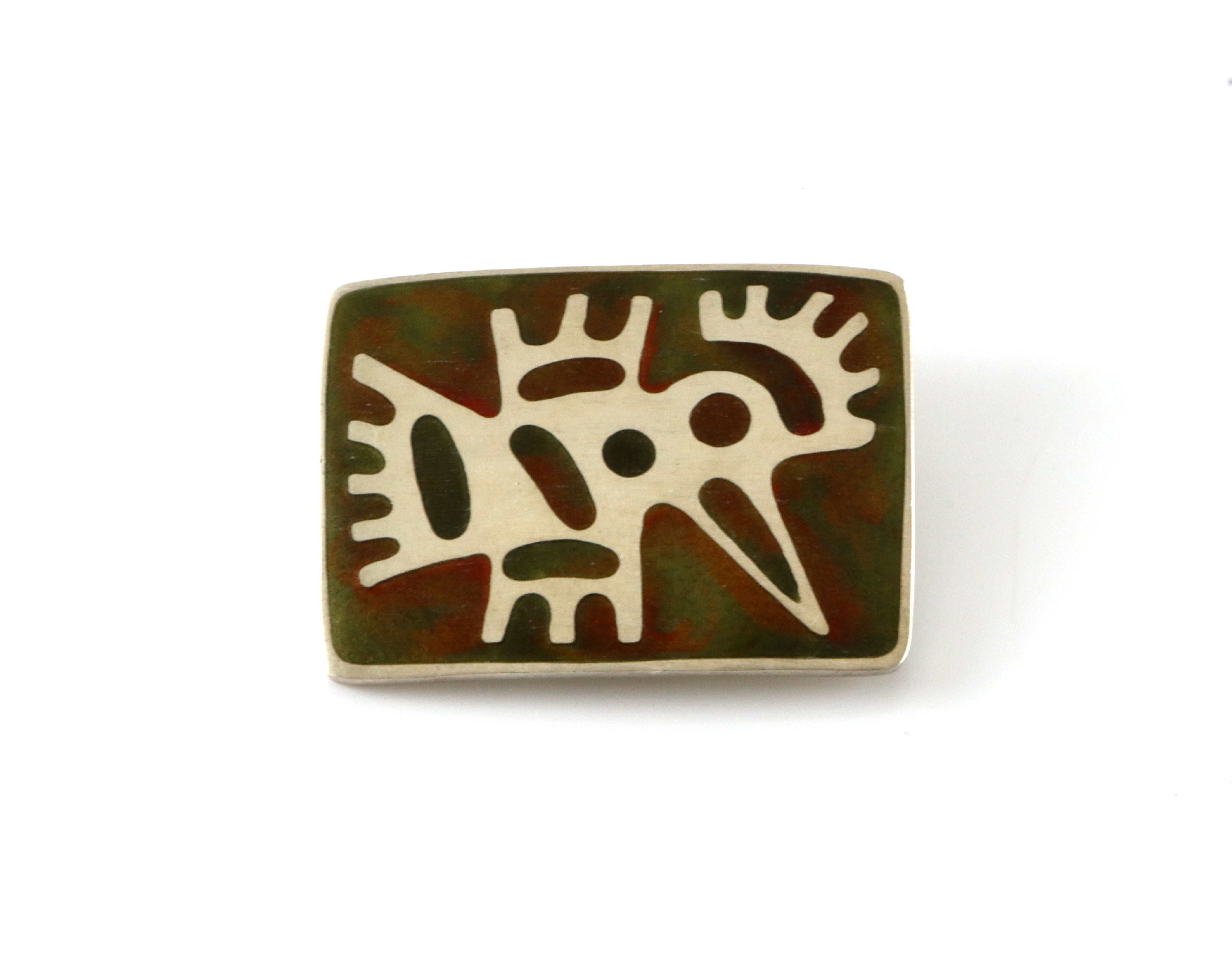 David-Andersen brosje i sølv.