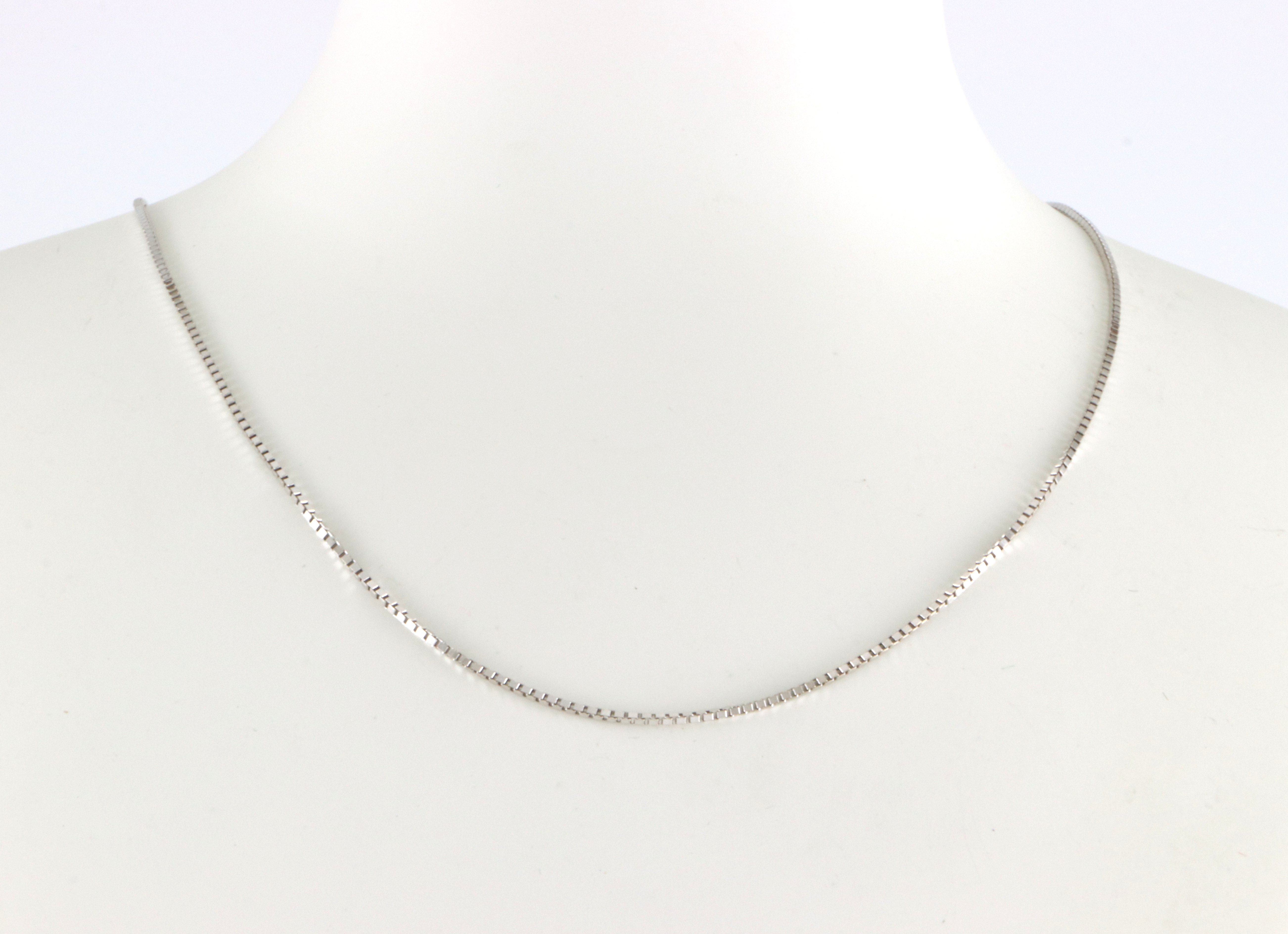 Veneziansk anhengslenke. 38 cm