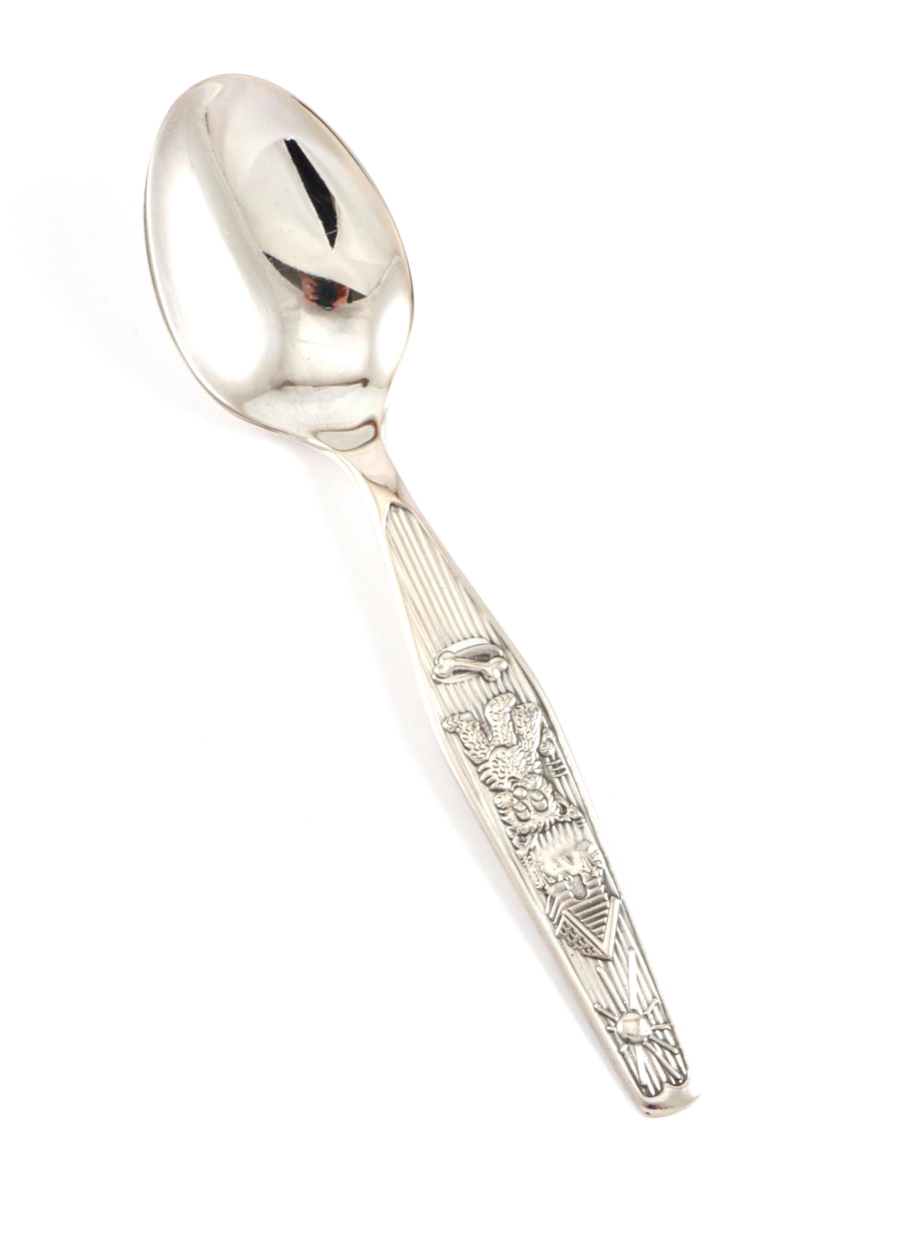 Trofast, barnbestikk i sølv.