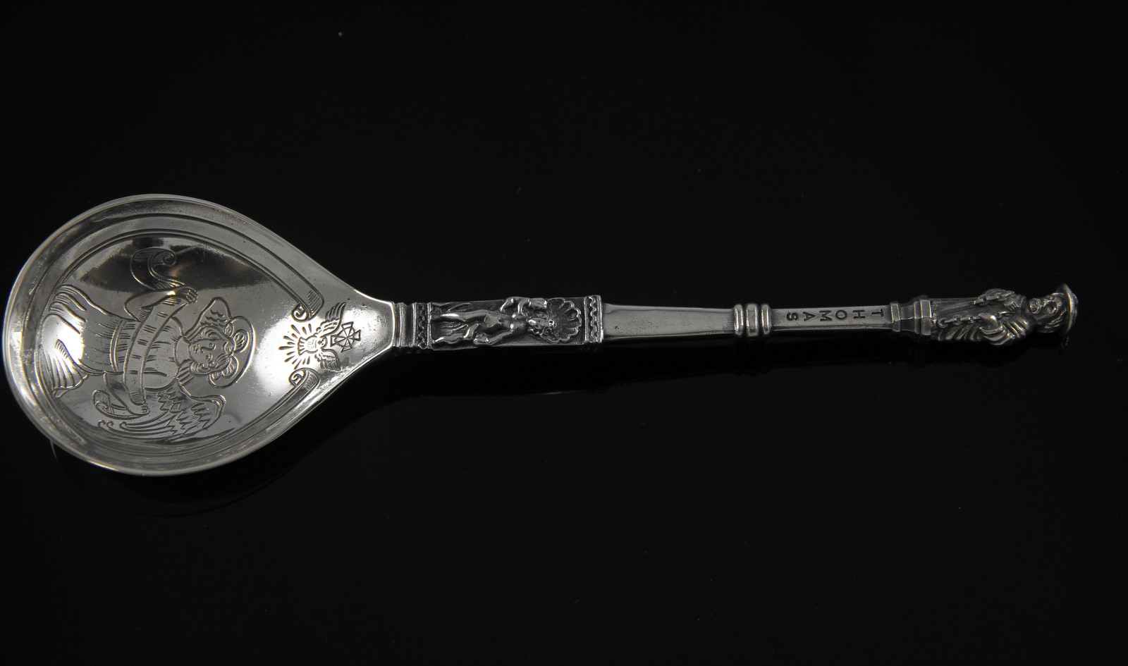 Apostelskje i sølv fra David-Andersen