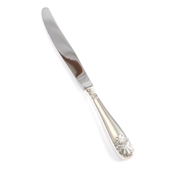 Slottssølv spisekniv i sølv