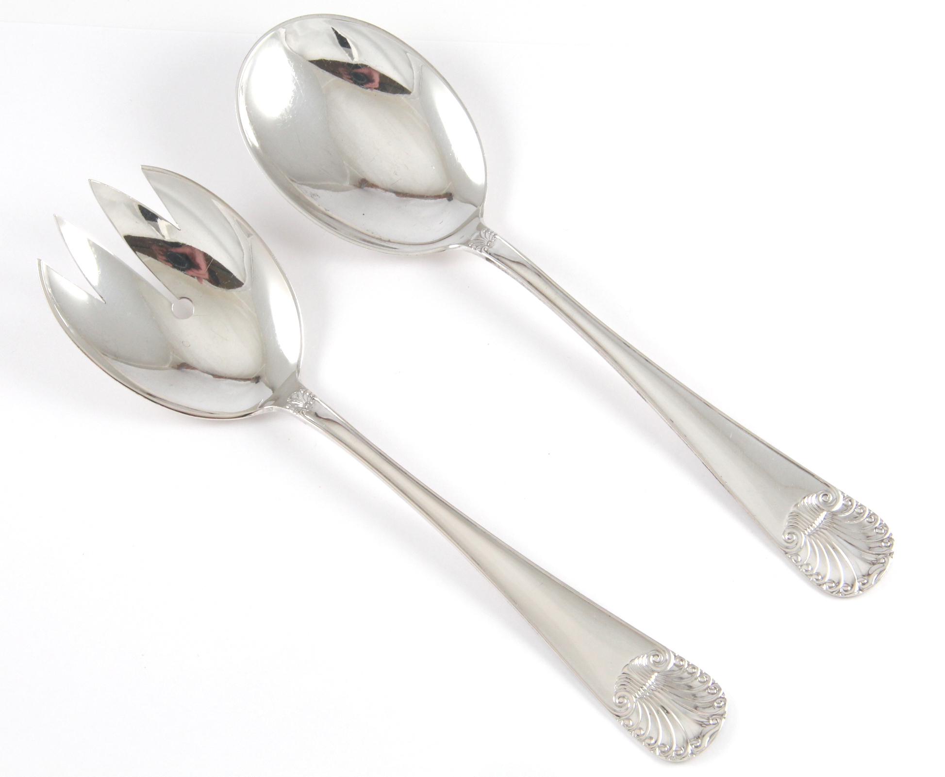 Brudesølv 1928 salatbestikk i sølv