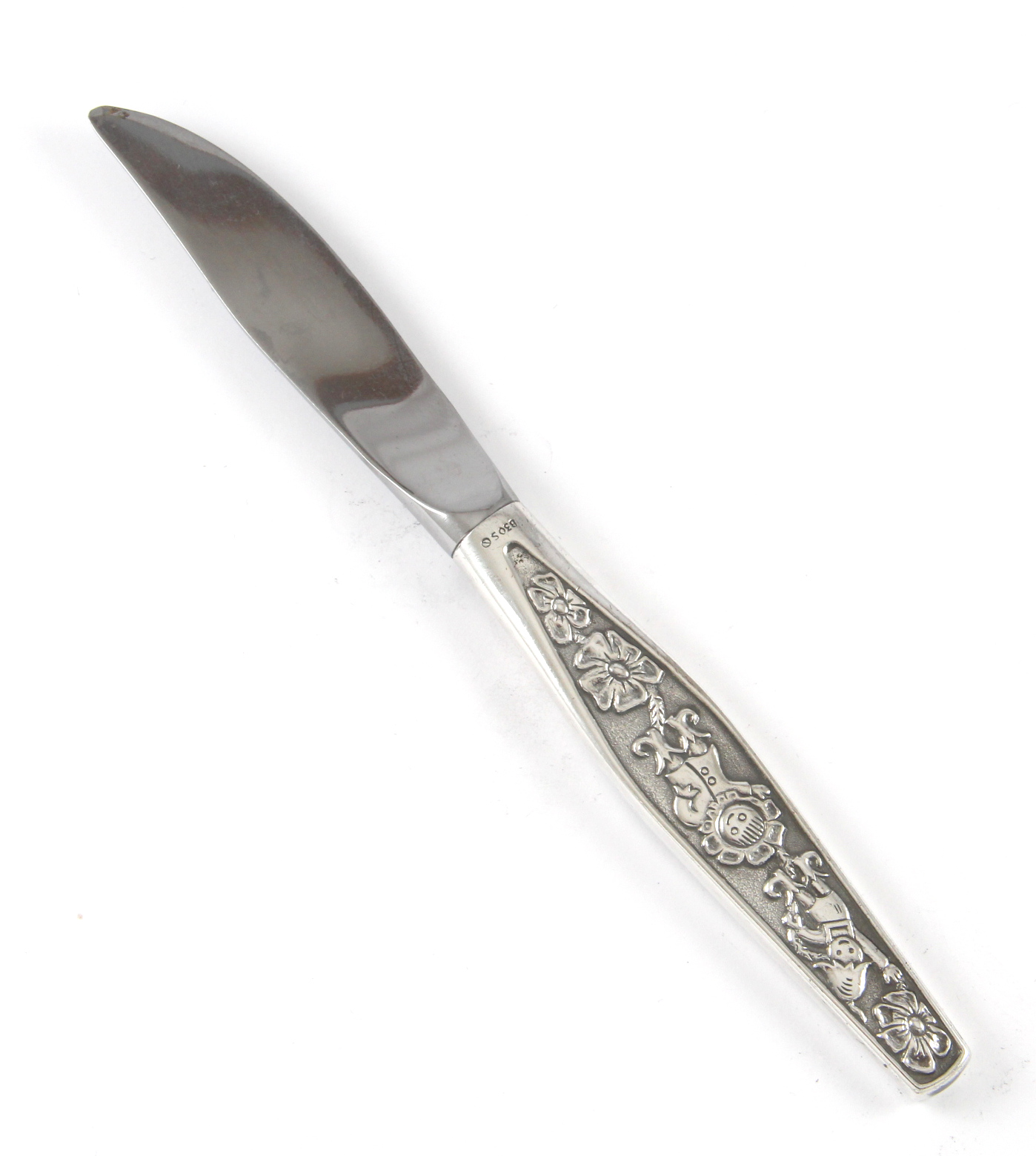 Lykkeliten, barnebestikk i sølv.