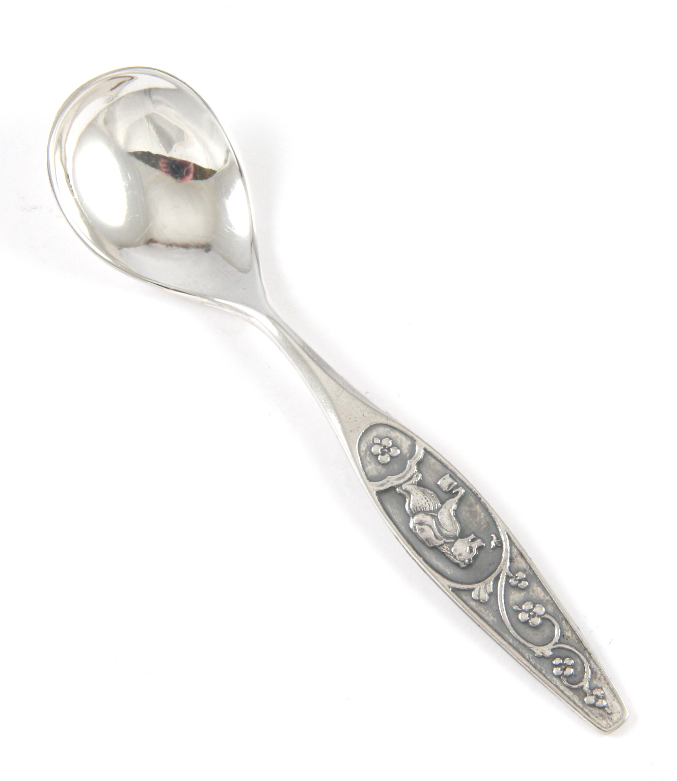 Bamse barnebestikk i sølv