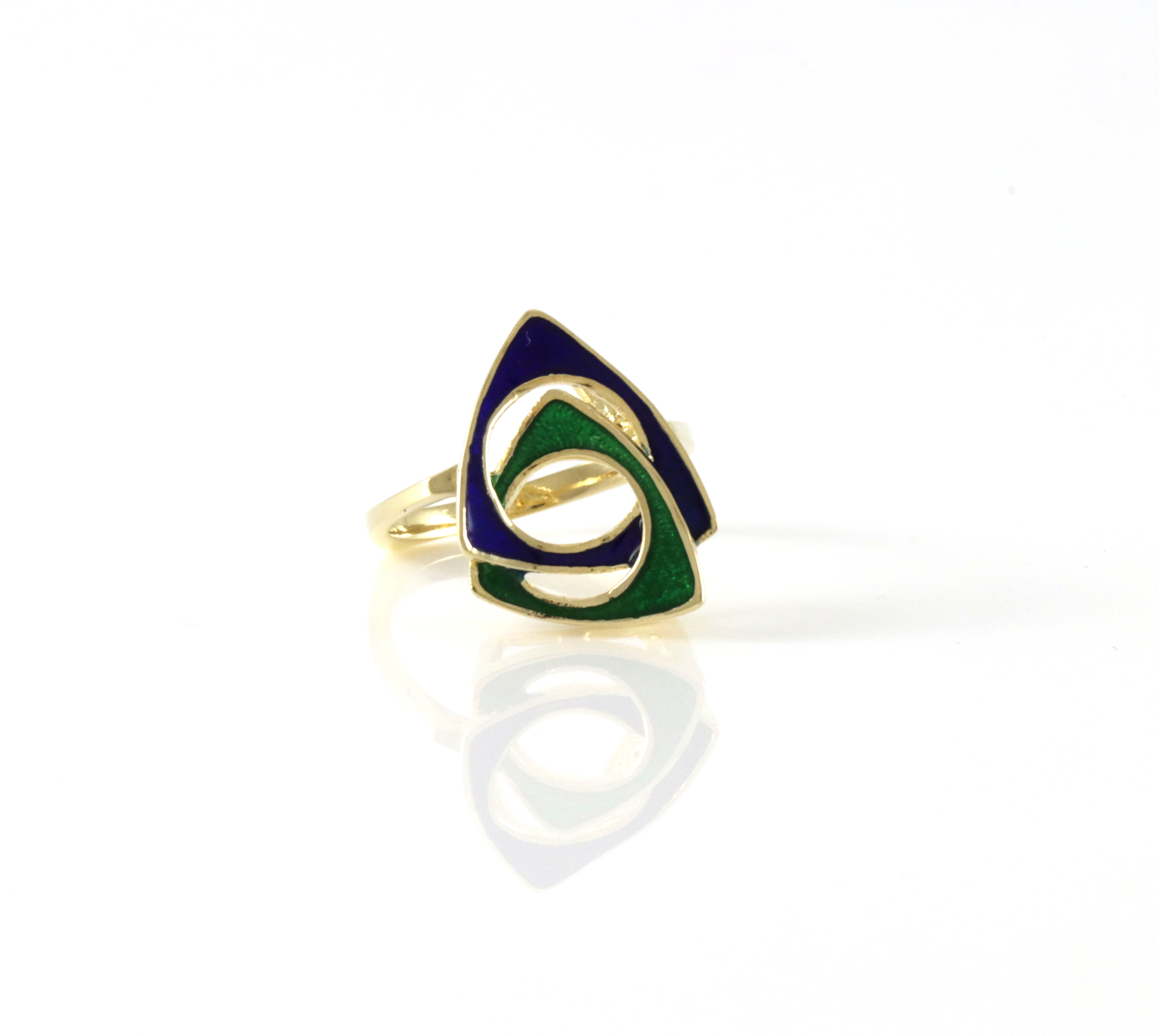 Lekker ring med emalje