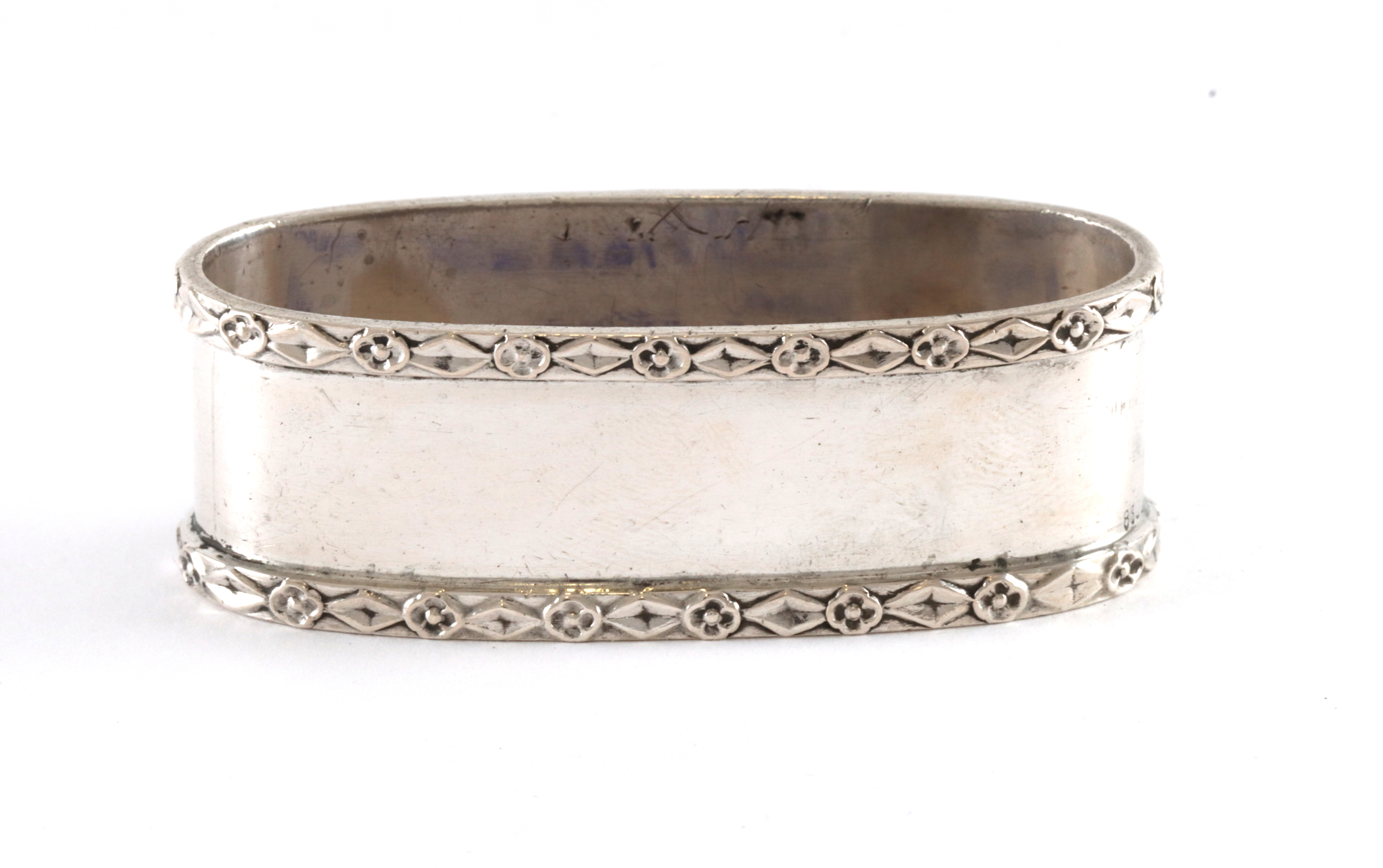 Serviettring i sølv