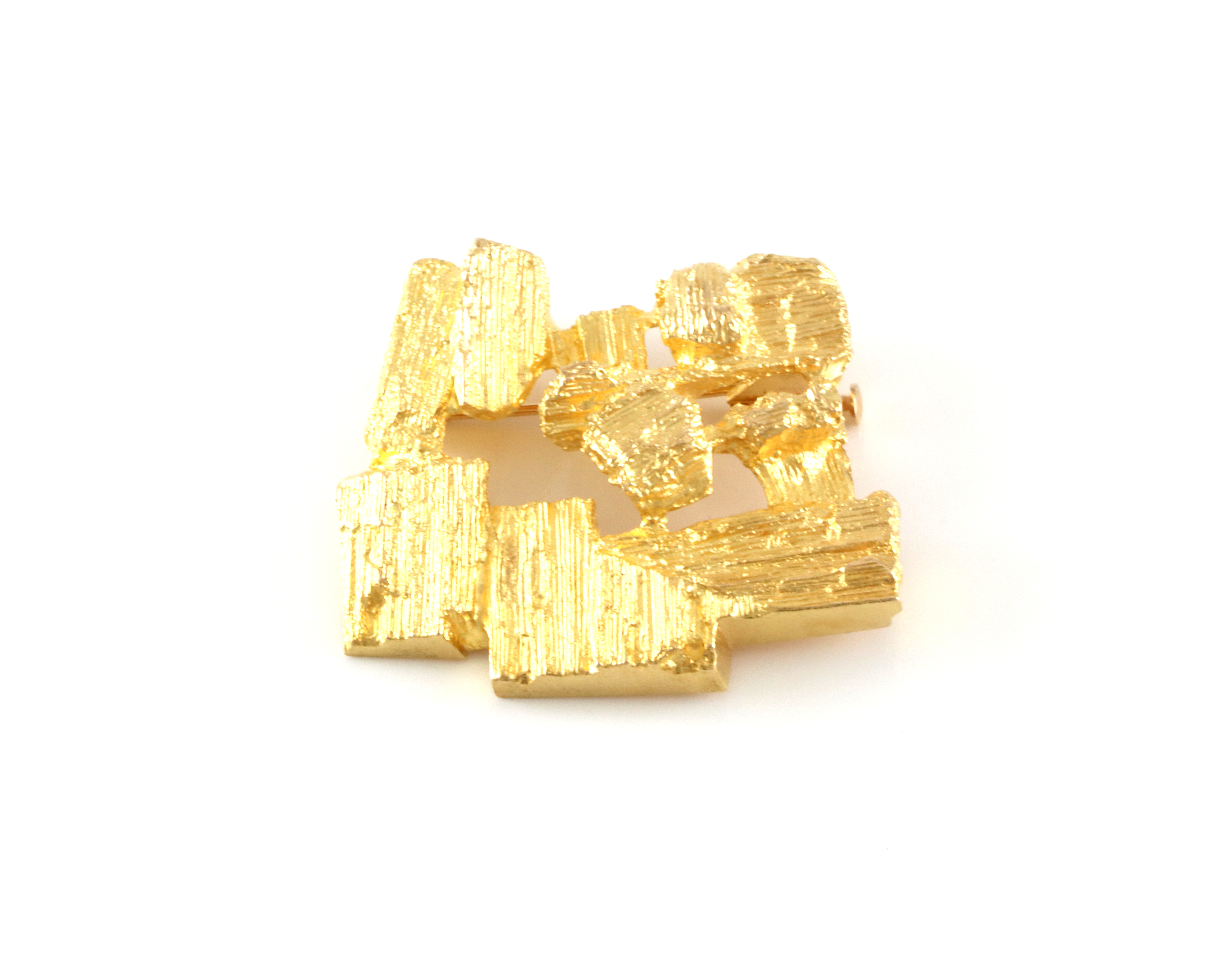 Björn Weckström for Lapponia. "Drift wood" brosje. 1979