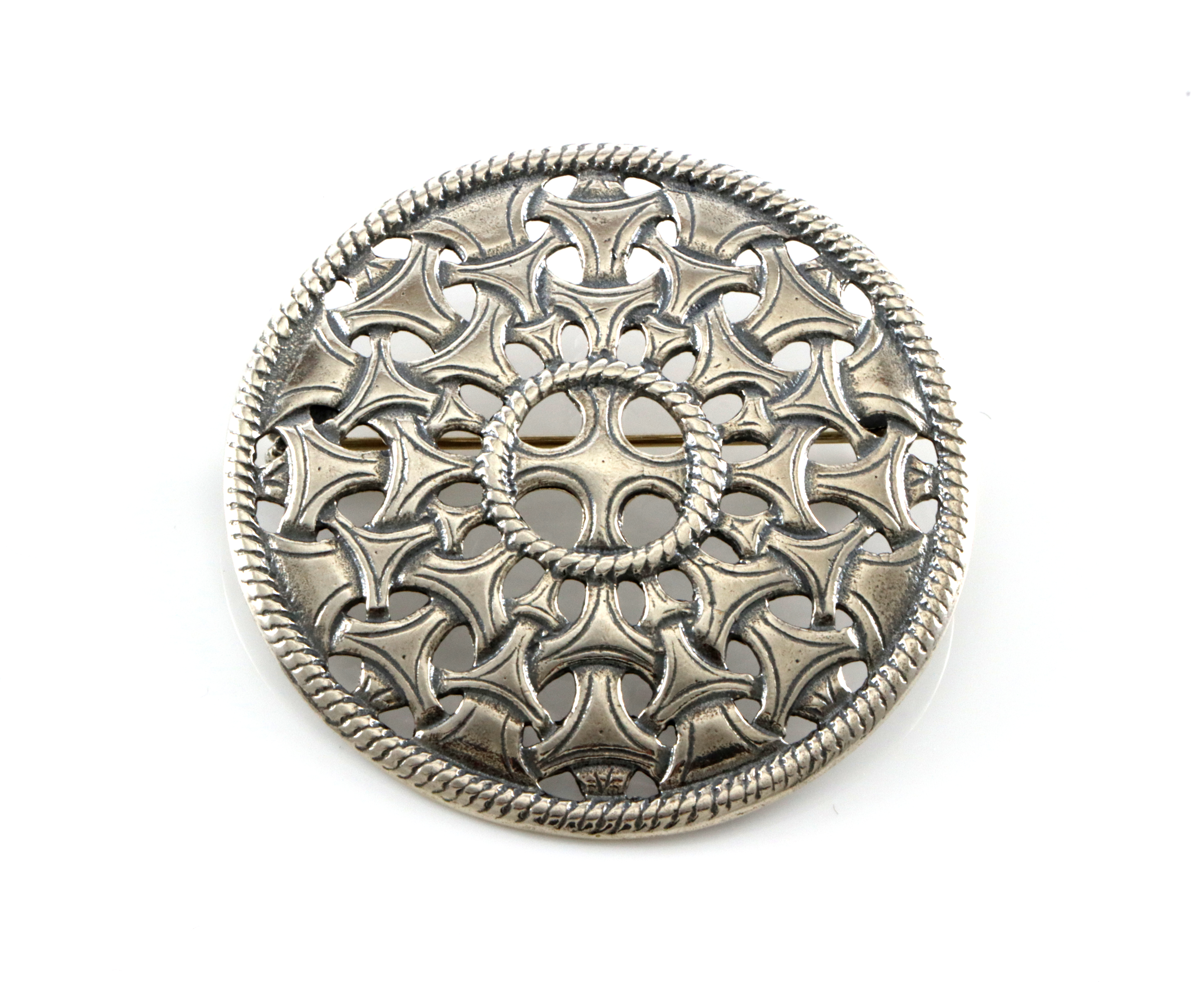 Brosje/Anheng i sølv