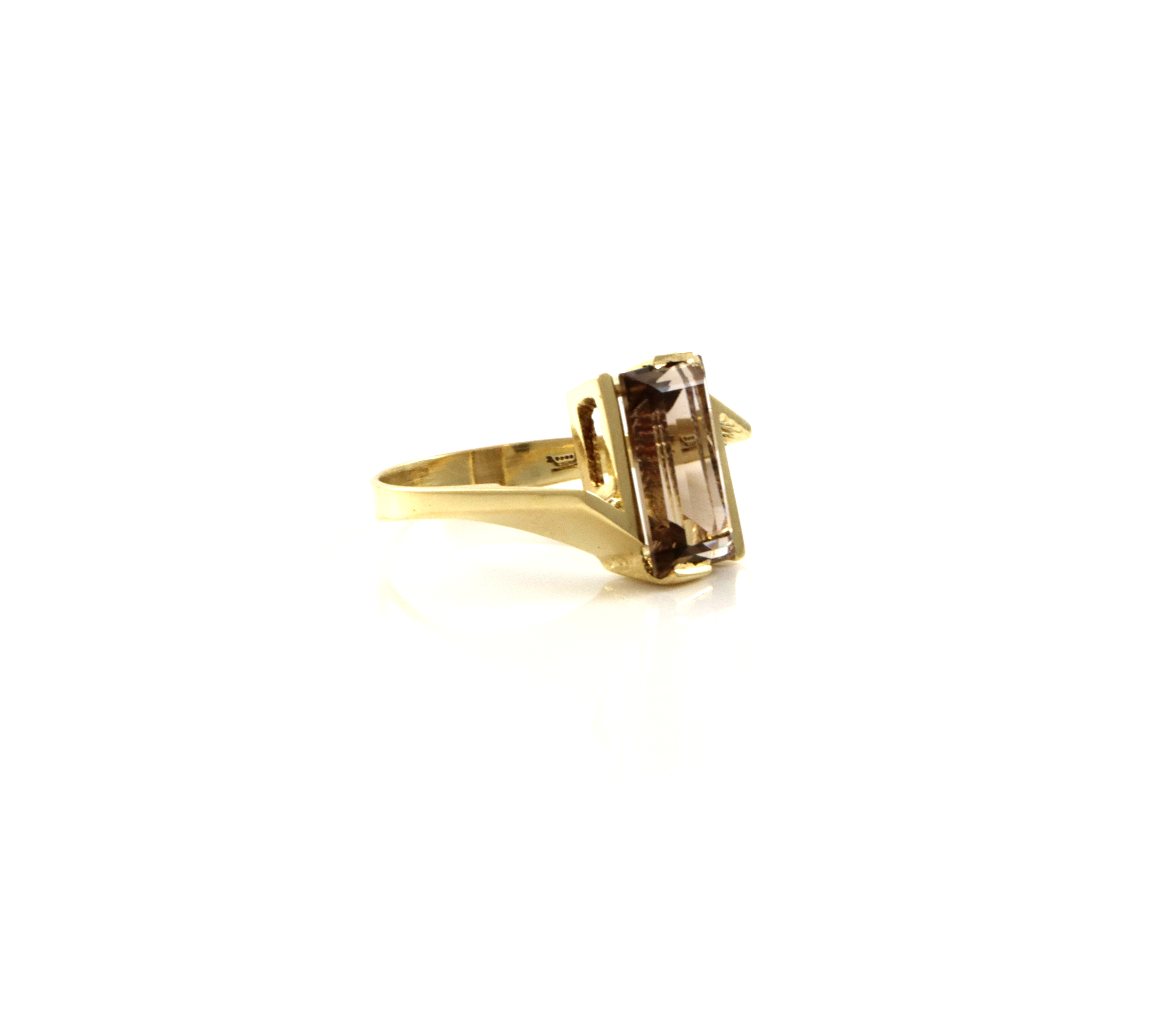 Kul ring med røykkvarts. Harsheim, Oslo