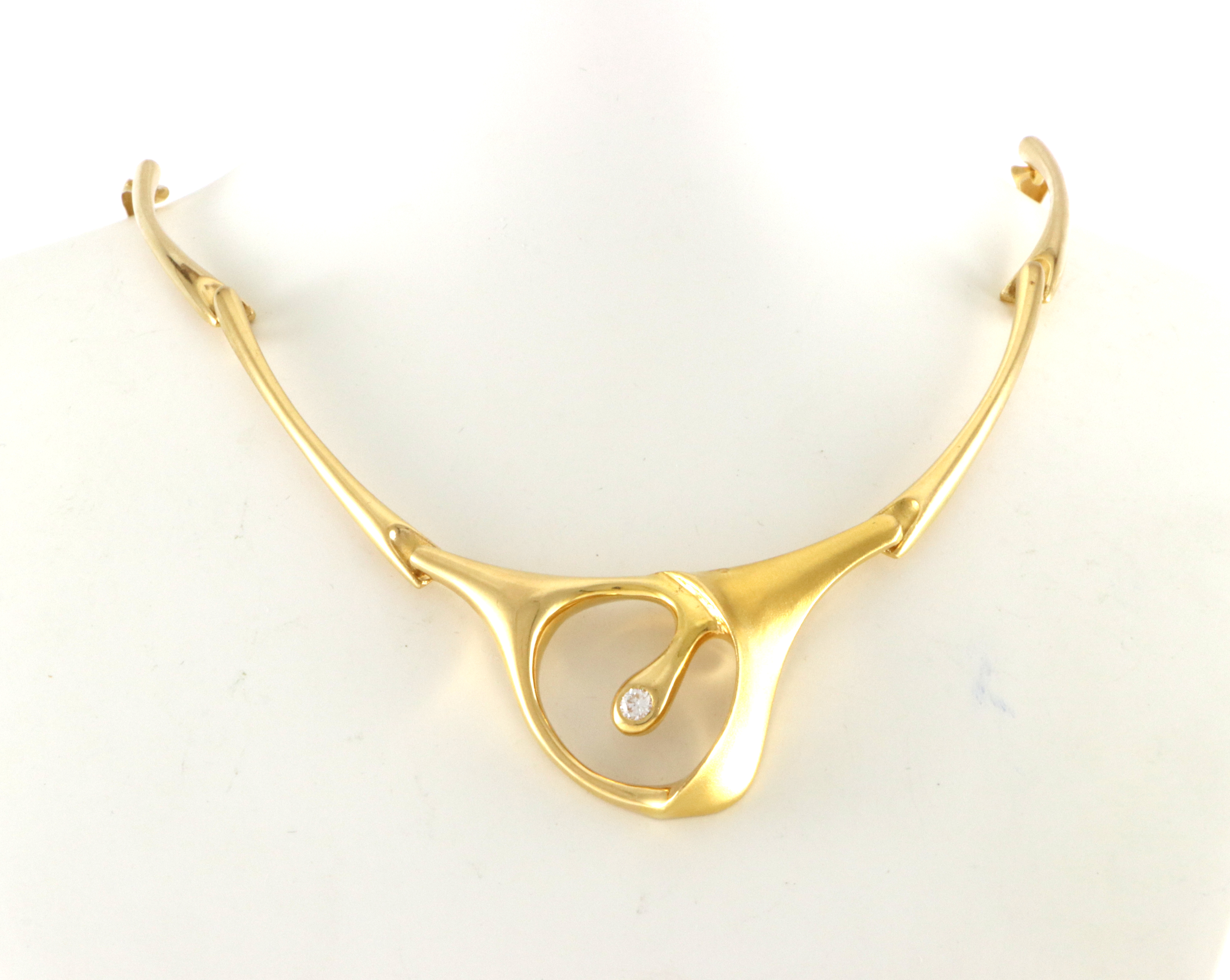 Lapponia.  Collier med diamant på 0,10 ct. 1992