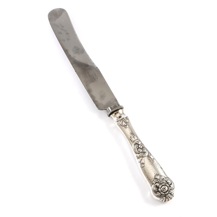 Dovre stor spisekniv i sølv på 25,3 cm