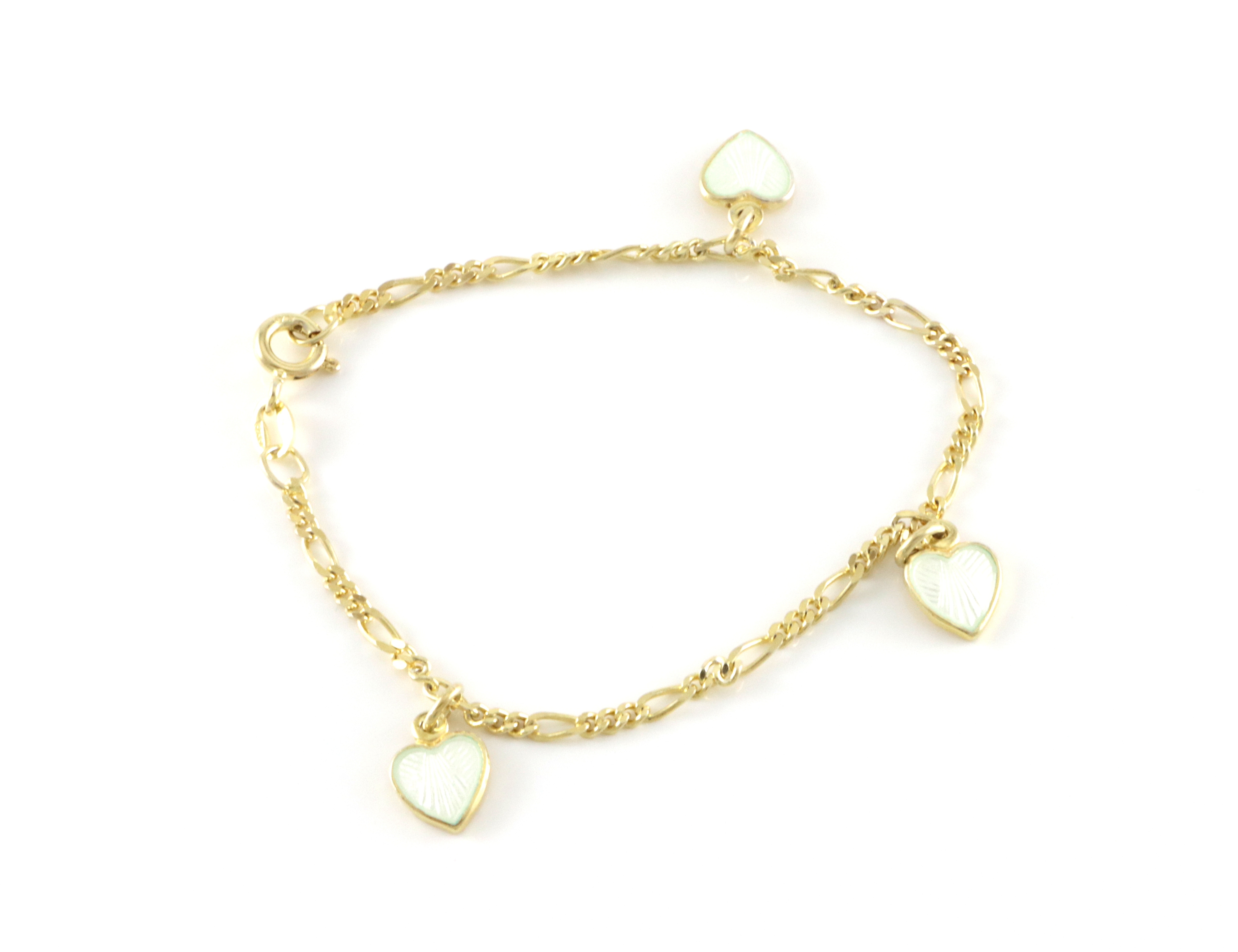 Emaljerte armlenker i sølv