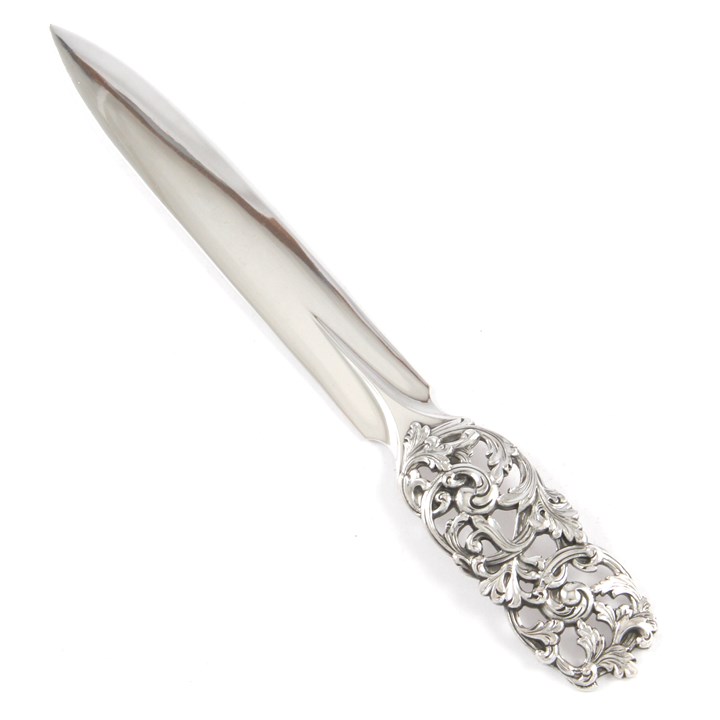 Elvesæter brevkniv i sølv