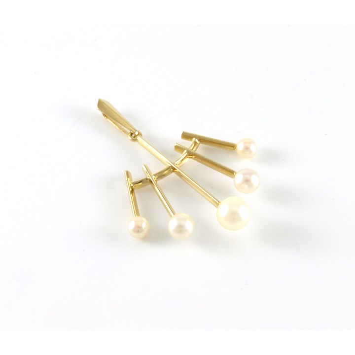 Retro anheng med perler fra Nils Elvik