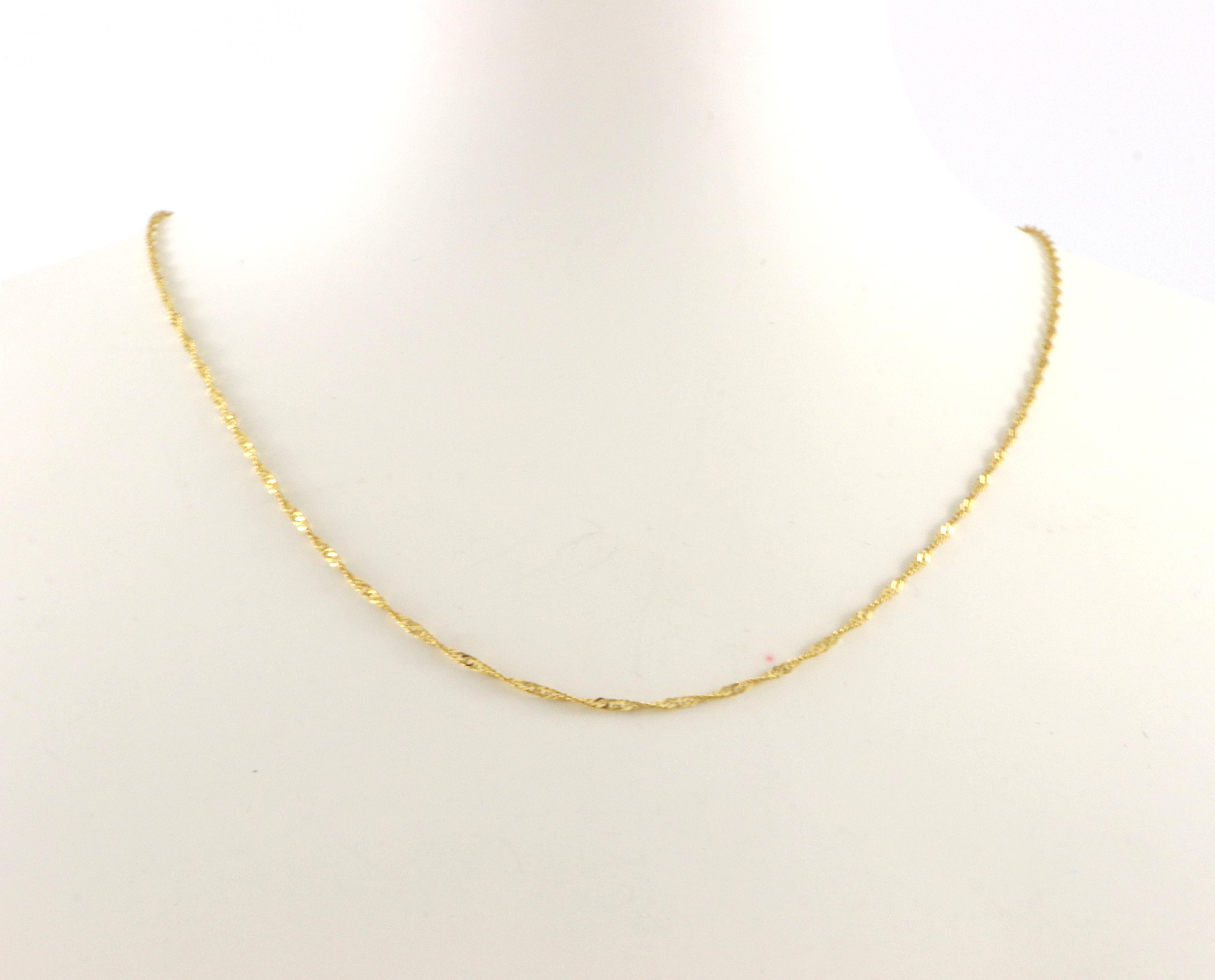 Singapore anhengslenke. 40 cm