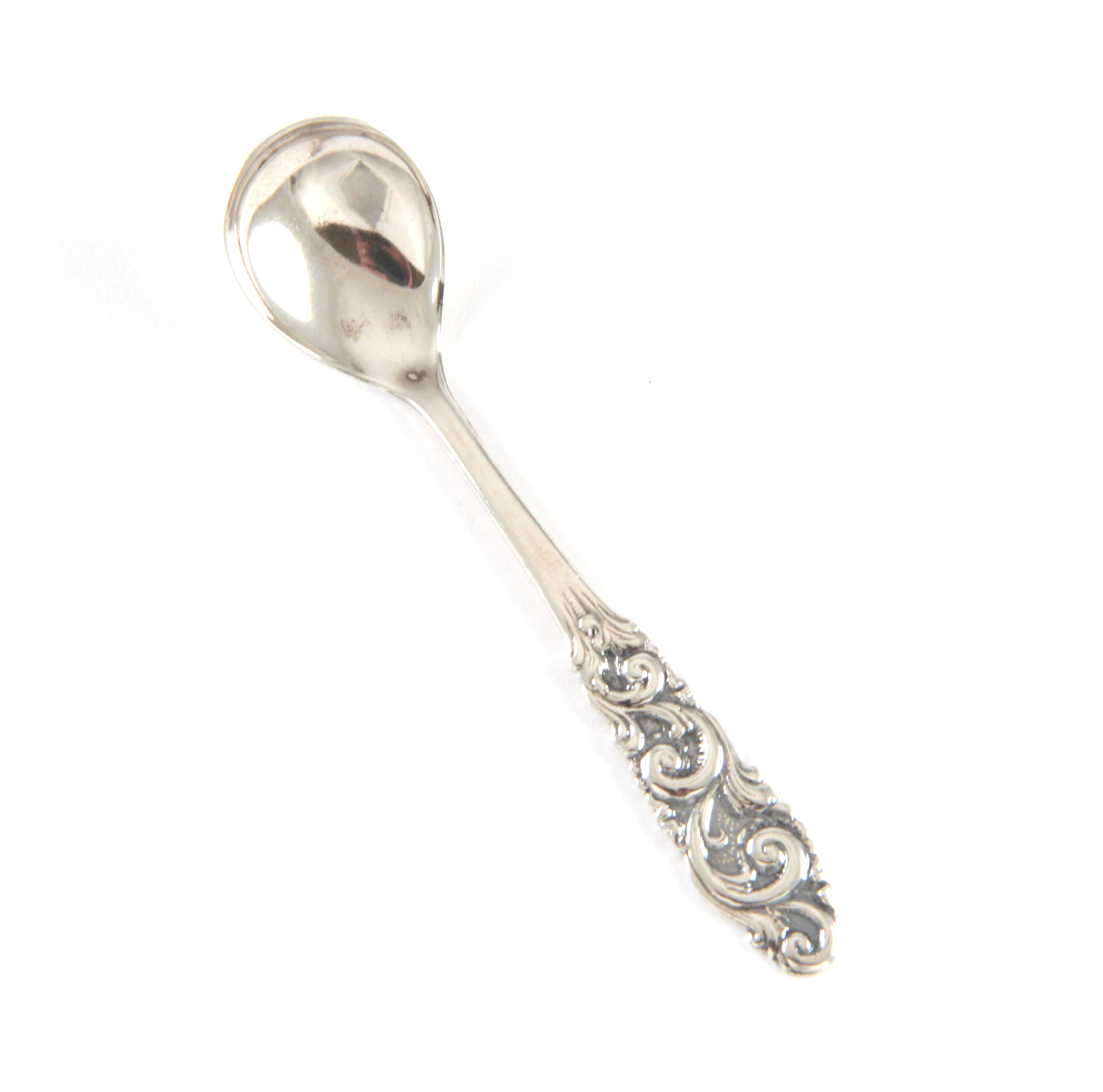 Telesølv saltskje i sølv