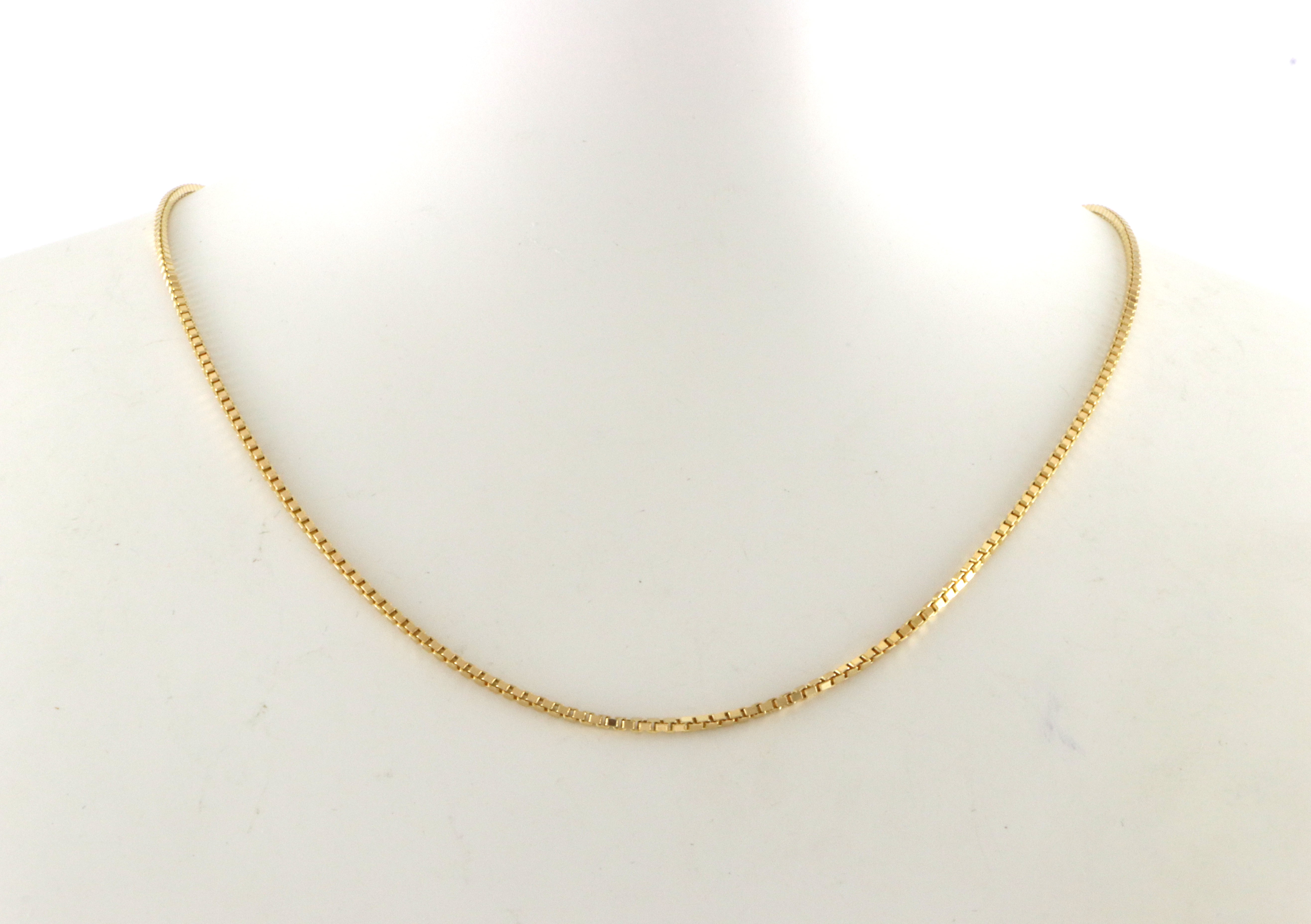 Veneziansk anhengslenke. 38,5 cm