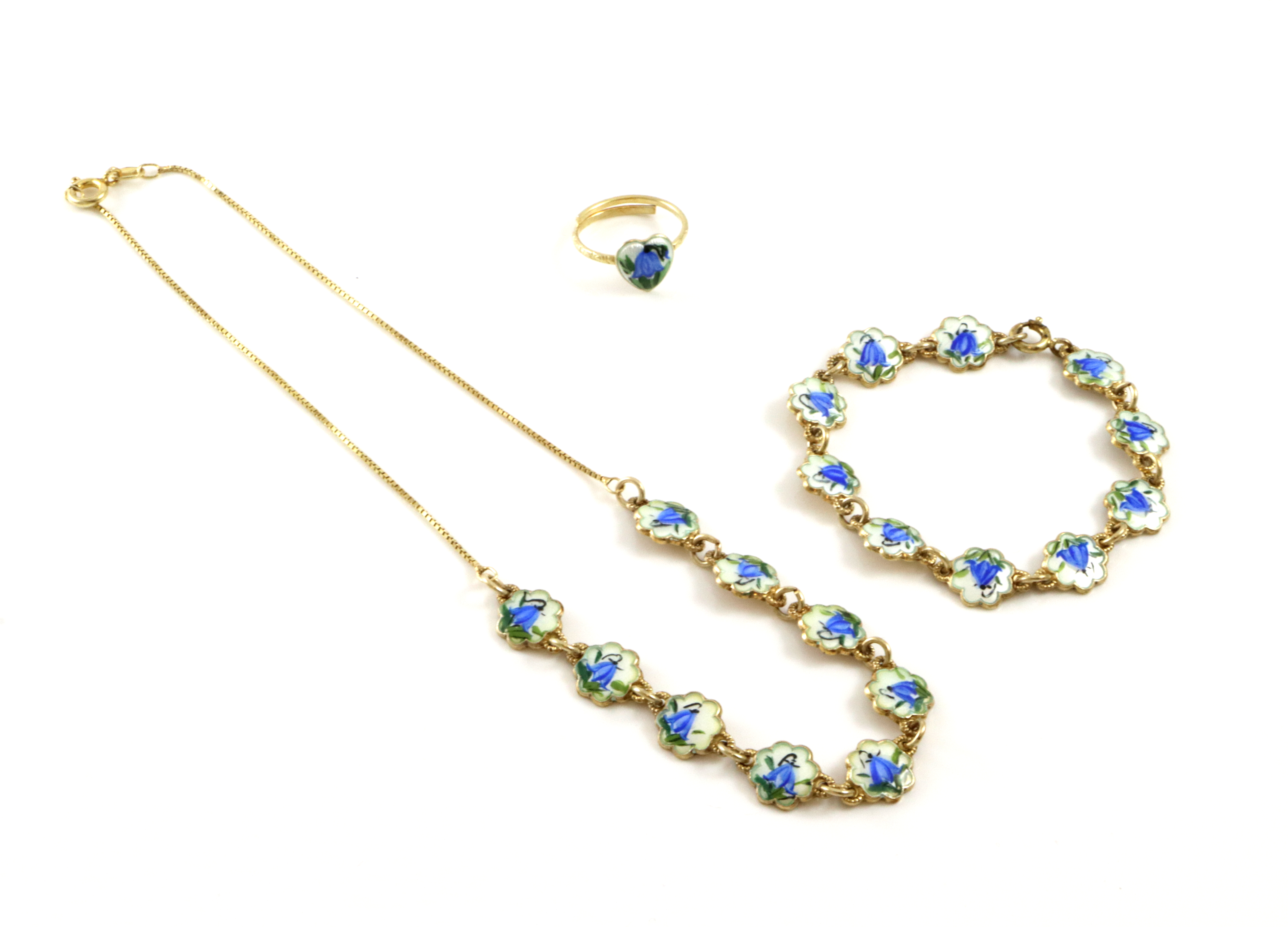 Emaljert smykkesett for barn