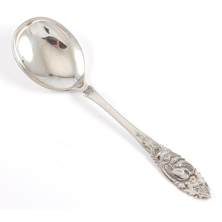 Ibis serveringsskje i sølv