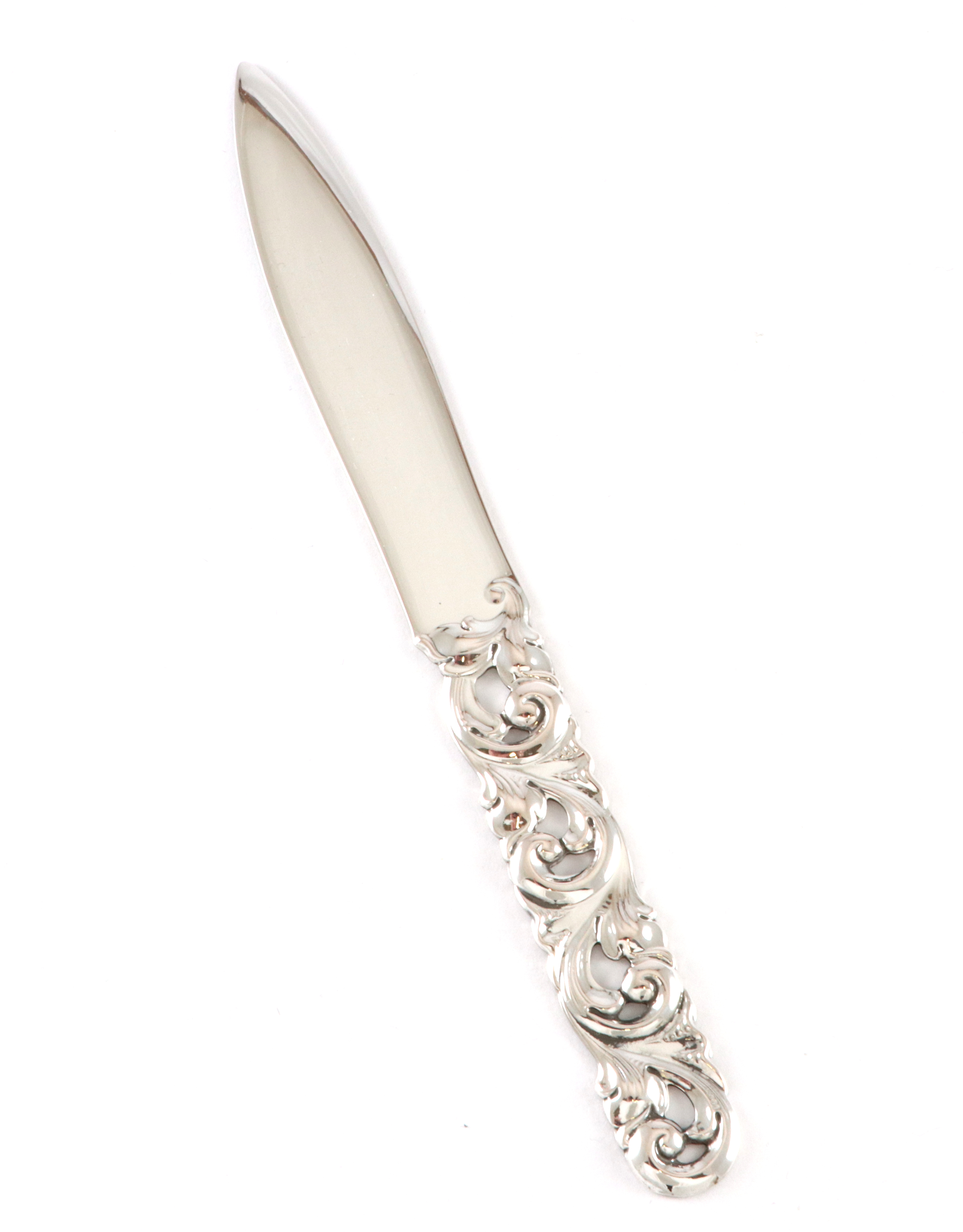 Brevåpner i sølv, Telesølv.