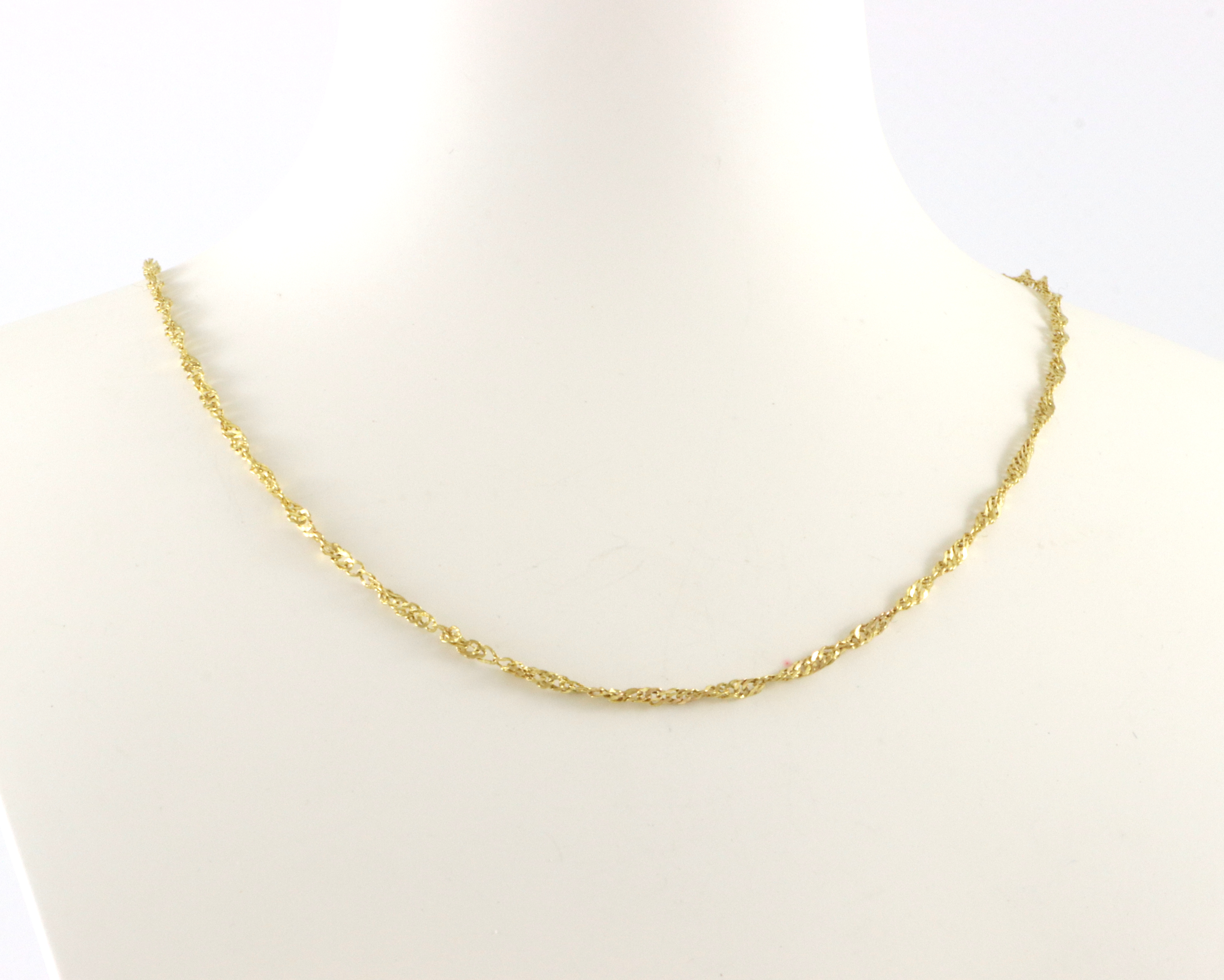 Singapore anhengslenke. 45 cm